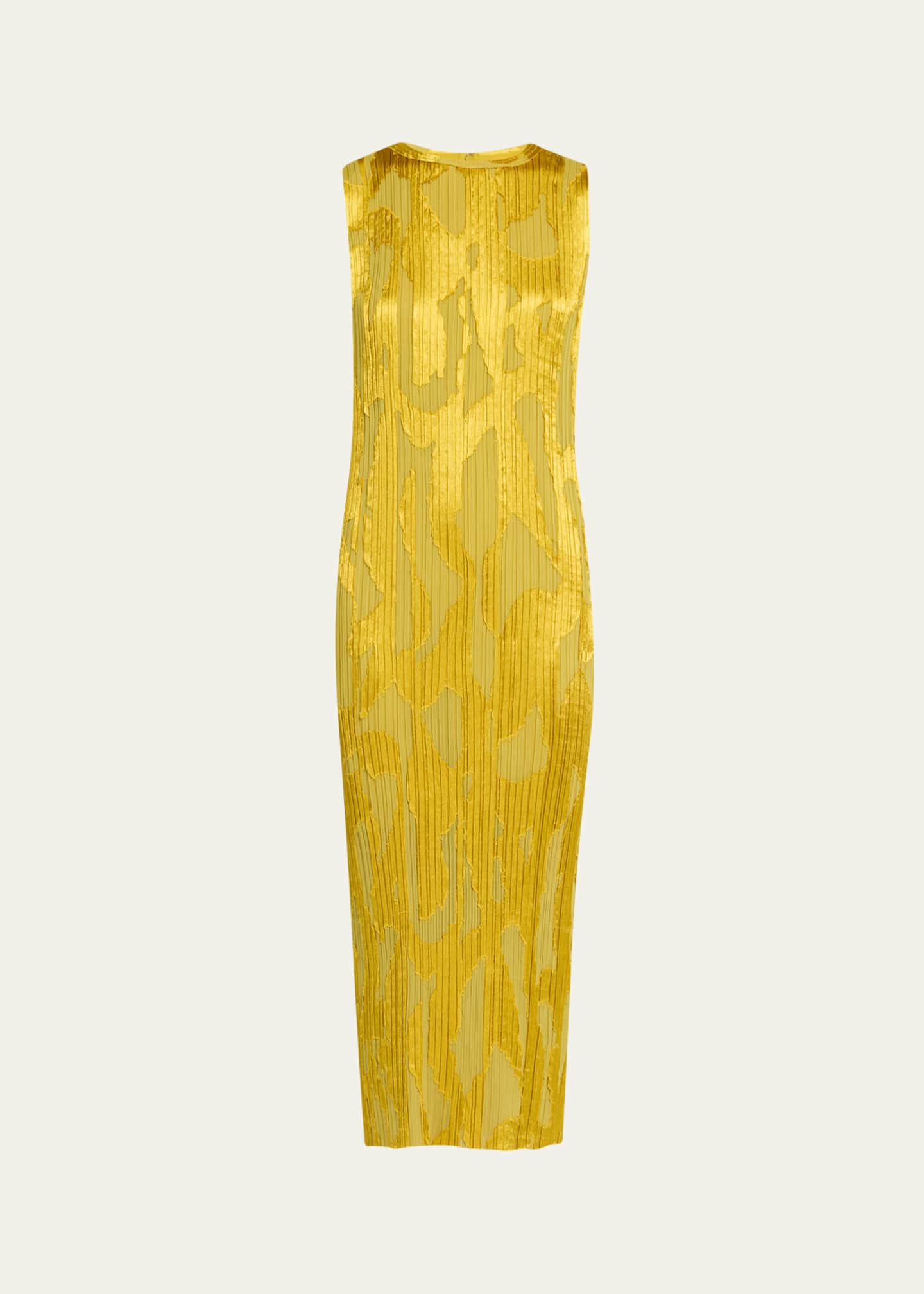 Jason Wu Collection Abstract Fil Coupe Pleated Midi Shift Dress Image 1 of 5
