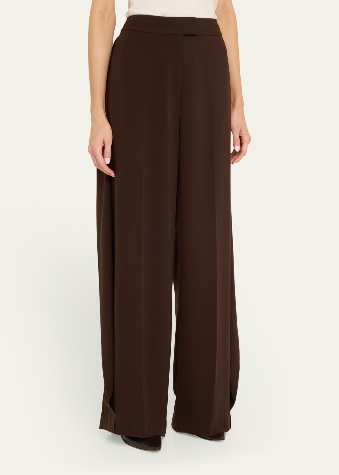 Jason Wu Collection Wide Leg Crepe Pants With Side Extens Image 4 of 5