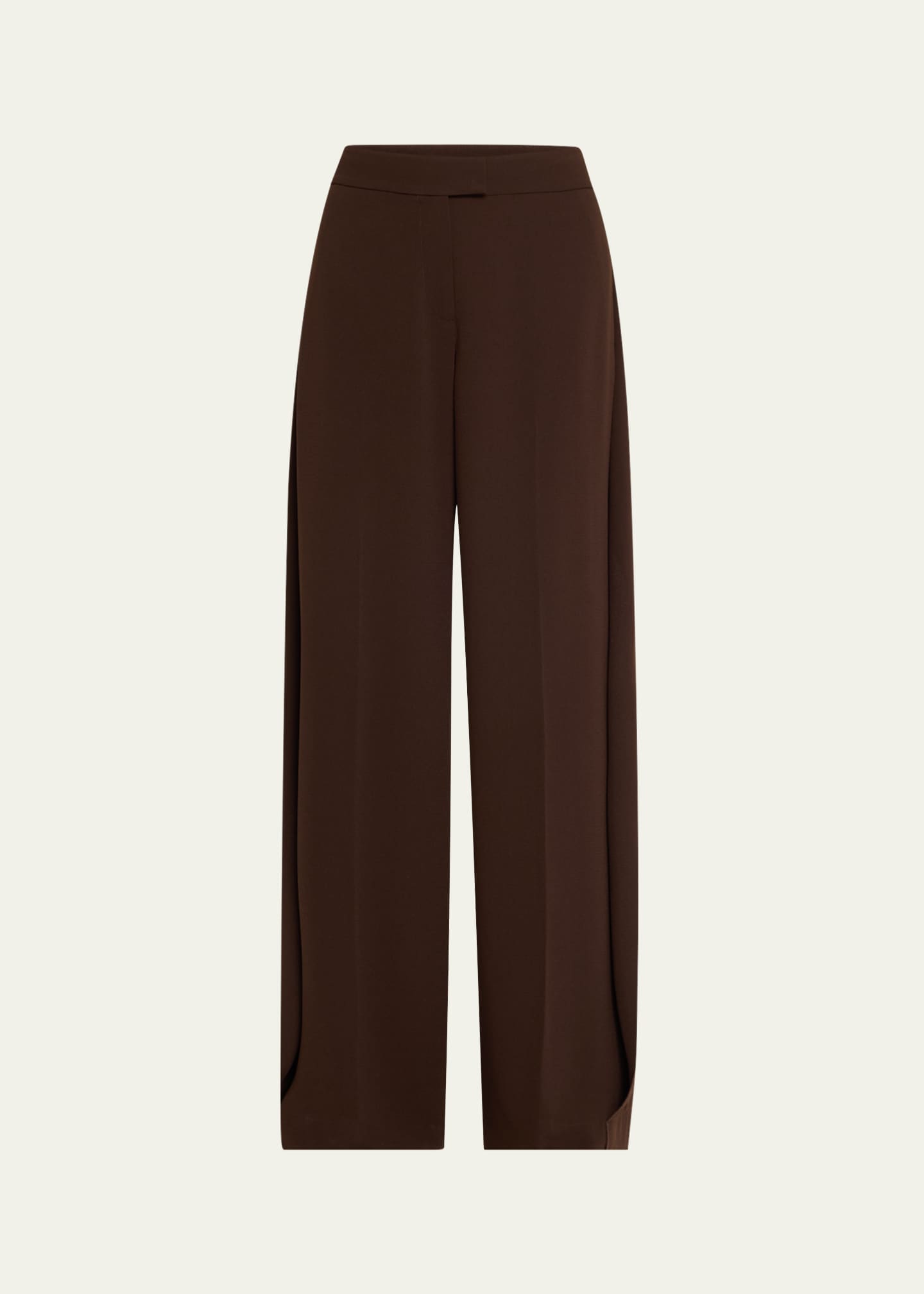 Jason Wu Collection Wide Leg Crepe Pants With Side Extens Image 1 of 5