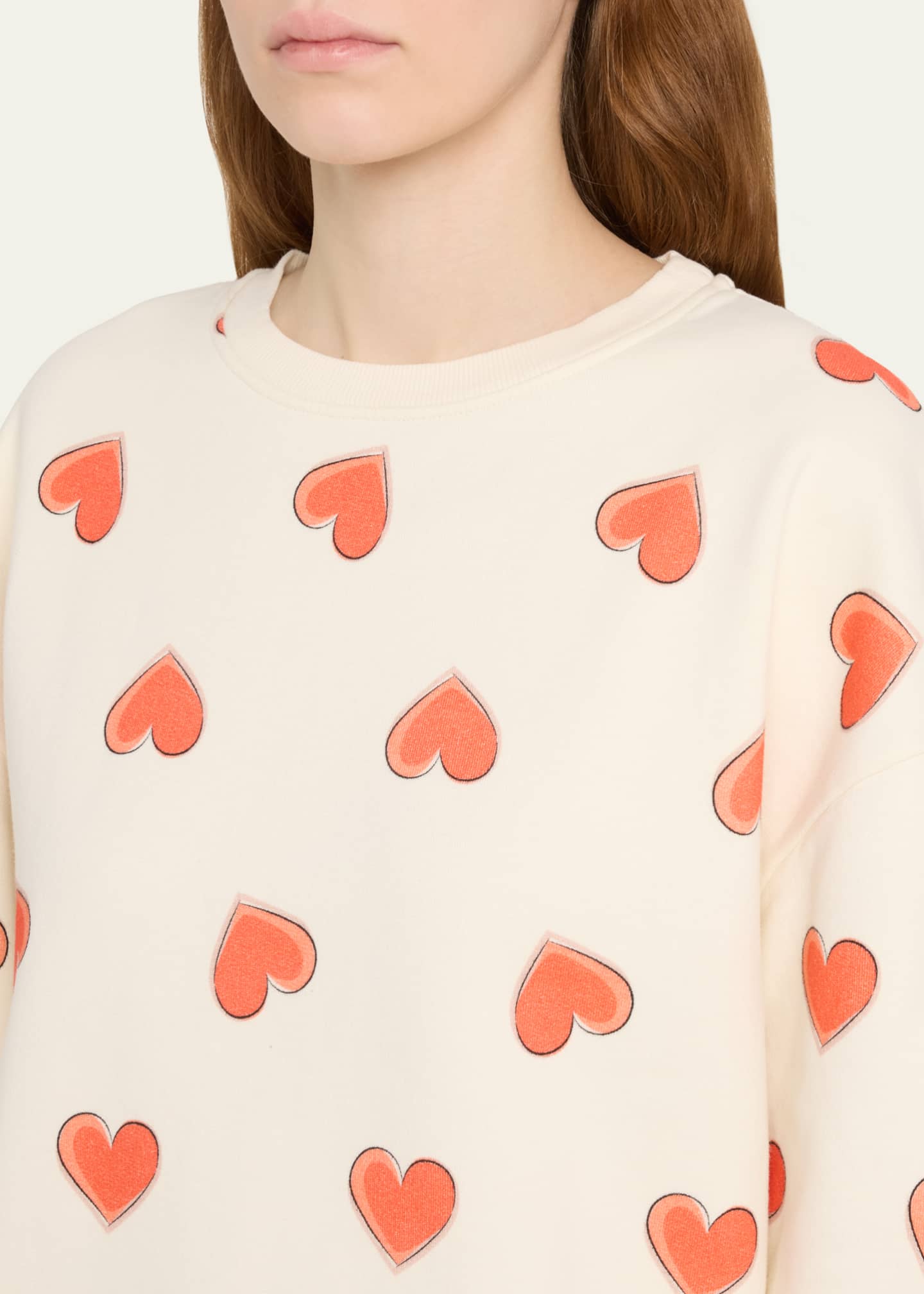 Kule The Oversized All Over Heart Sweatshirt Image 5 of 5