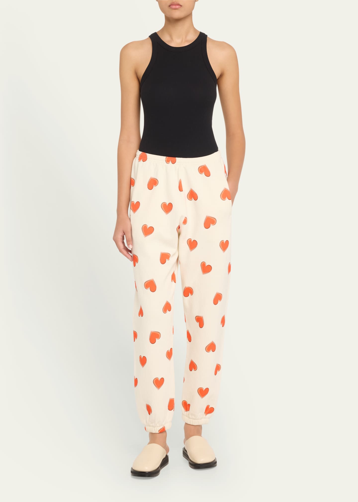 Kule The All Over Heart Sweatpants Image 2 of 5