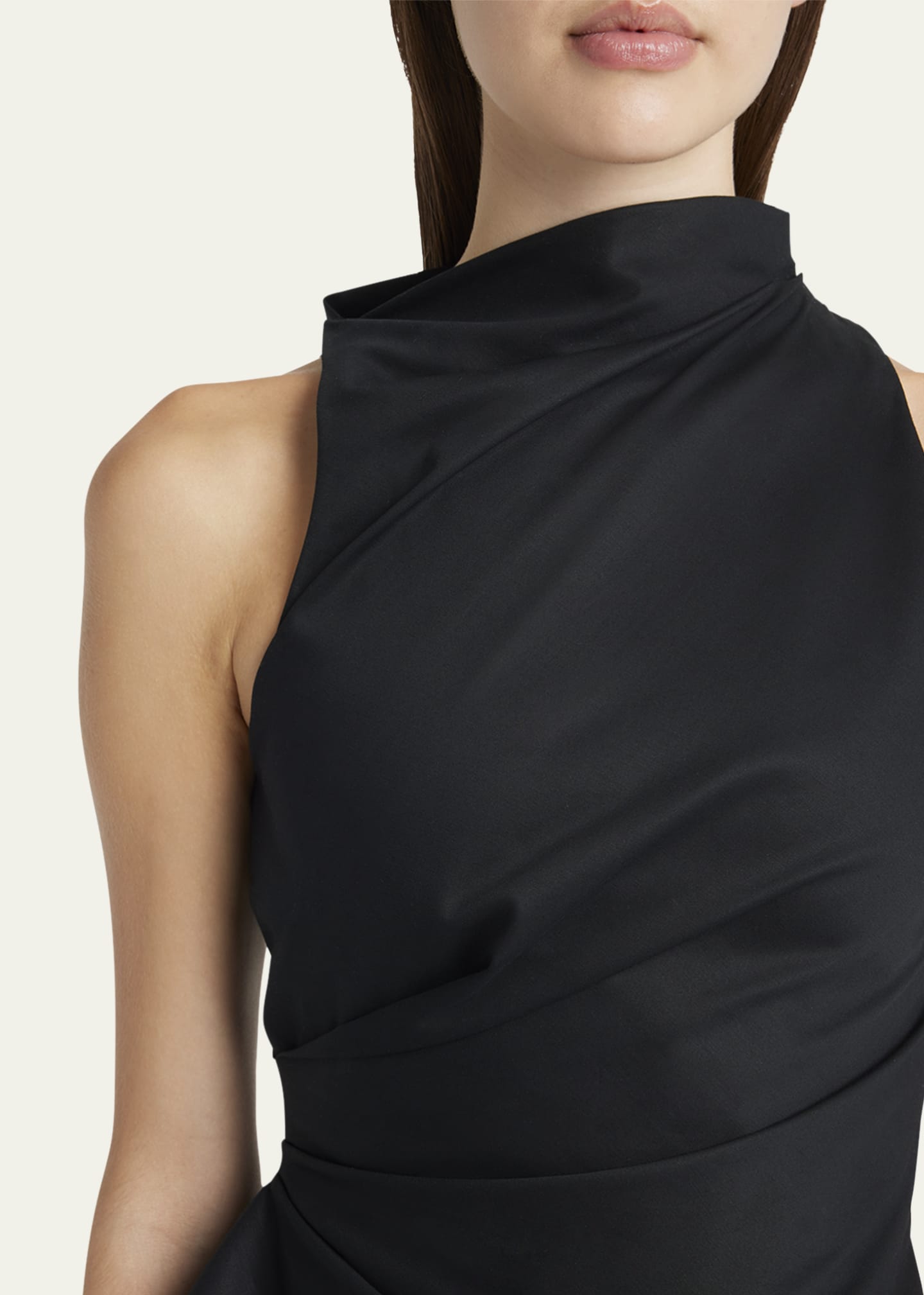 McQueen Asymmetric Draped Sleeveless Top Image 5 of 5