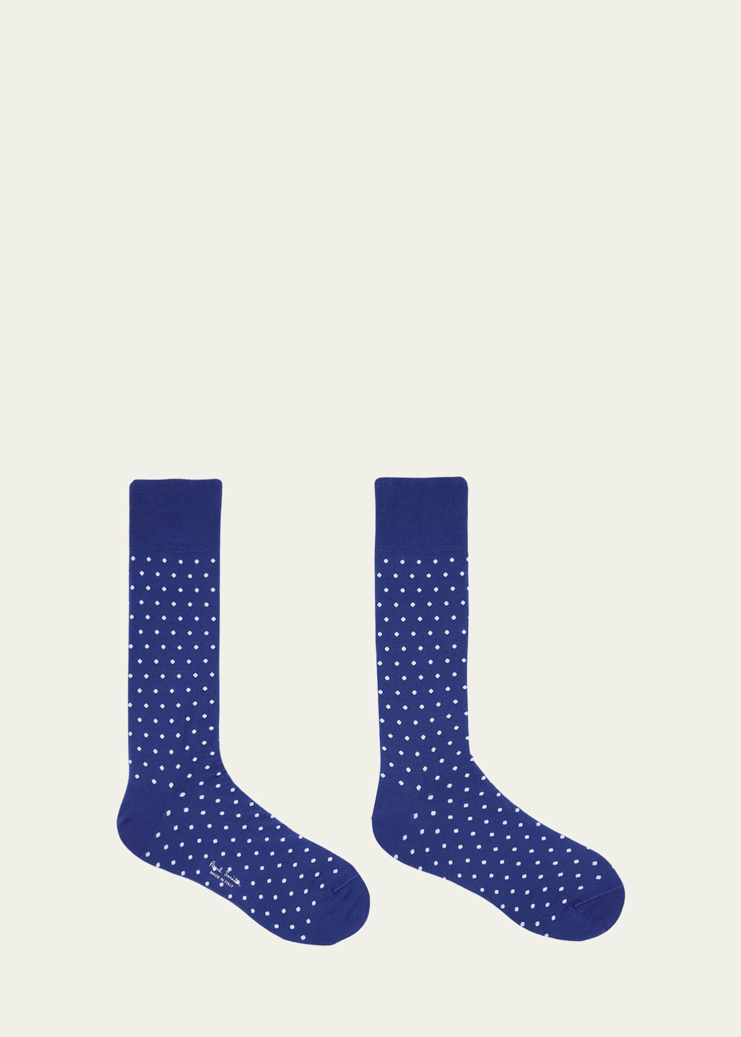 Paul Smith Men's Jeremy Polka Dot Crew Socks Image 2 of 2