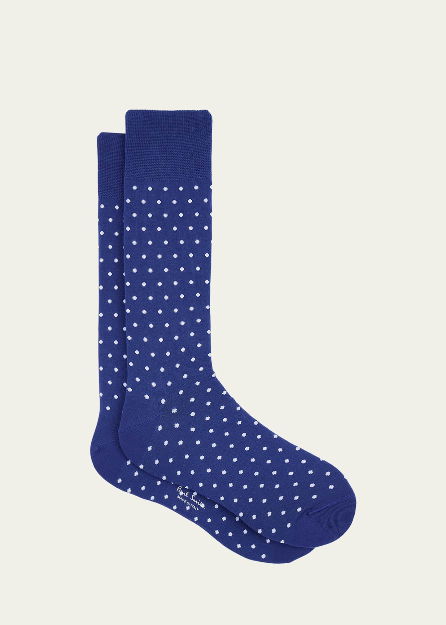 Paul Smith Men's Jeremy Polka Dot Crew Socks Image 1 of 2