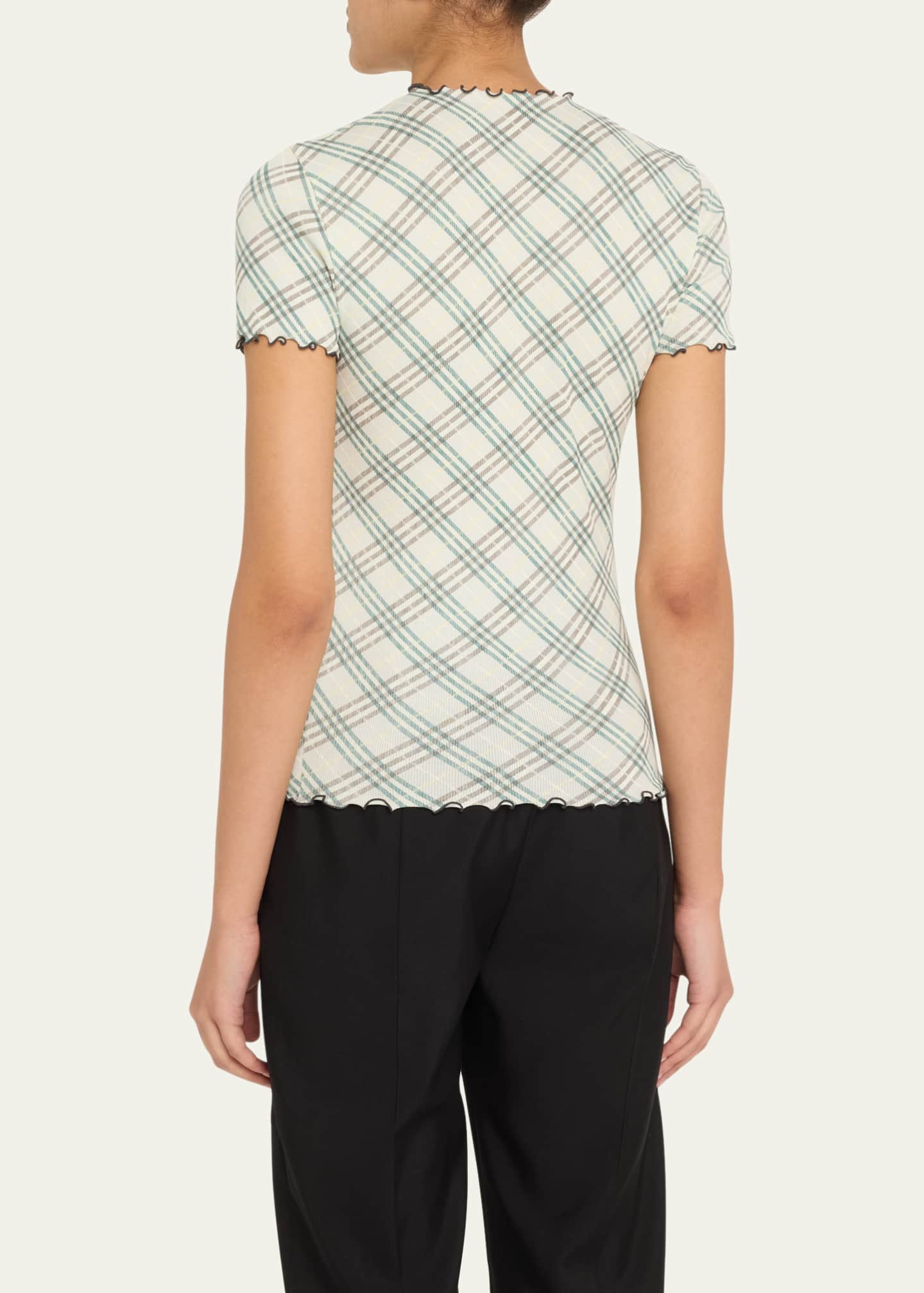 Burberry Check Jersey T-Shirt Image 3 of 5