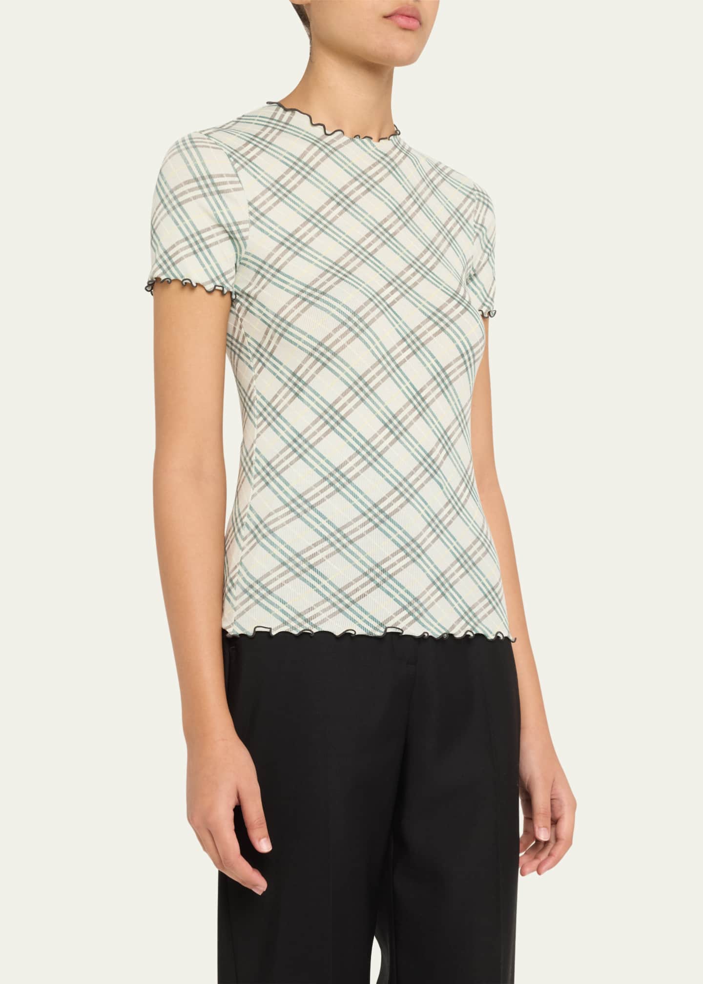 Burberry Check Jersey T-Shirt Image 4 of 5