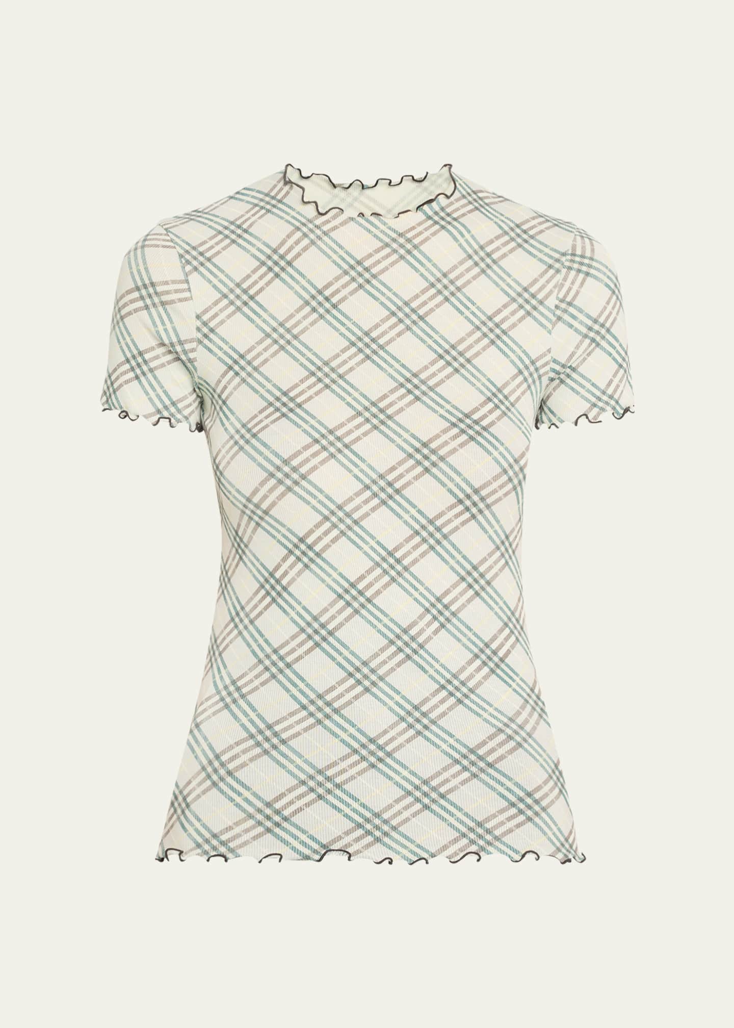 Burberry Check Jersey T-Shirt Image 1 of 5