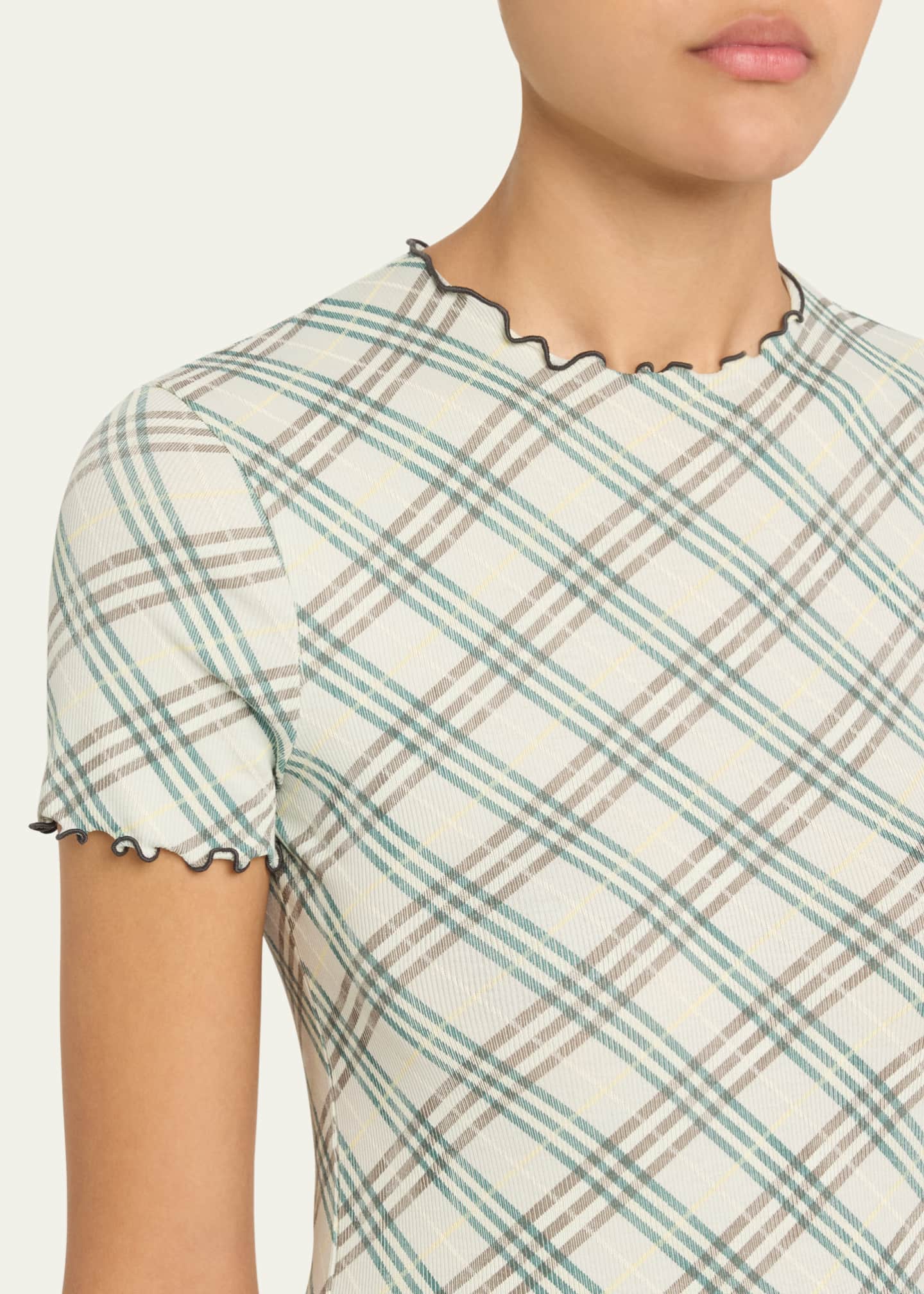 Burberry Check Jersey T-Shirt Image 5 of 5