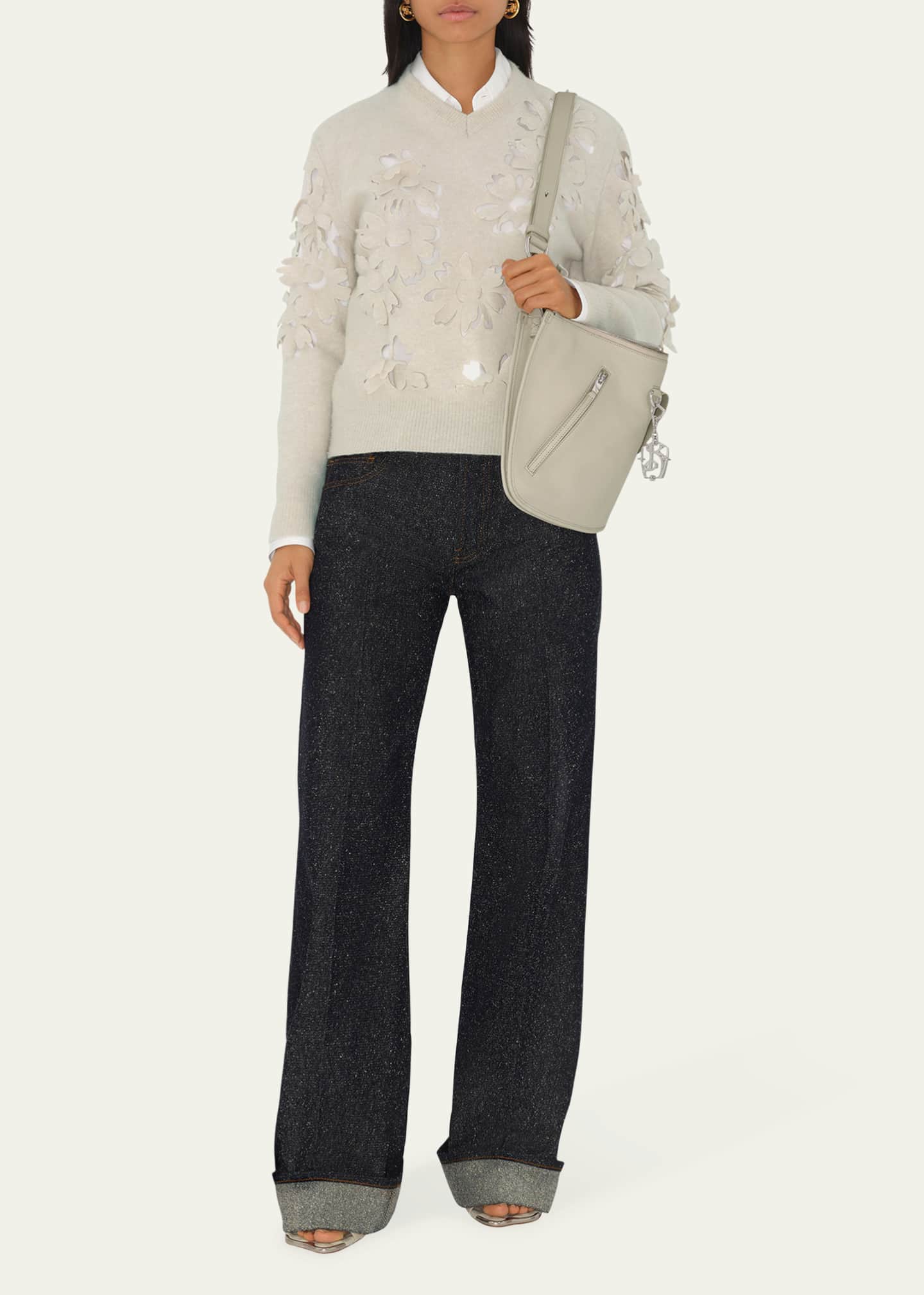 Burberry Daisy Cutout Wool Sweater Image 2 of 4