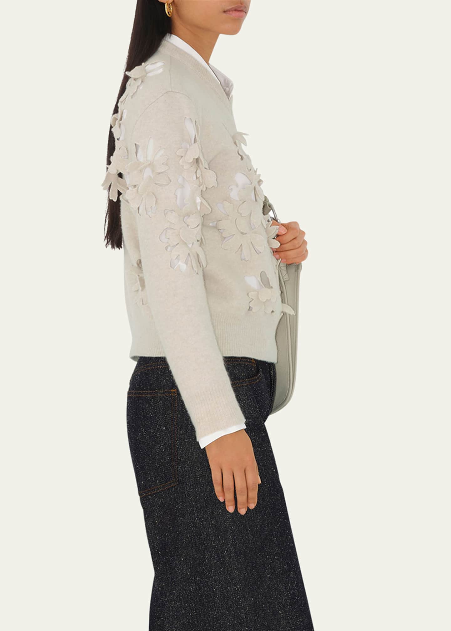 Burberry Daisy Cutout Wool Sweater Image 4 of 4