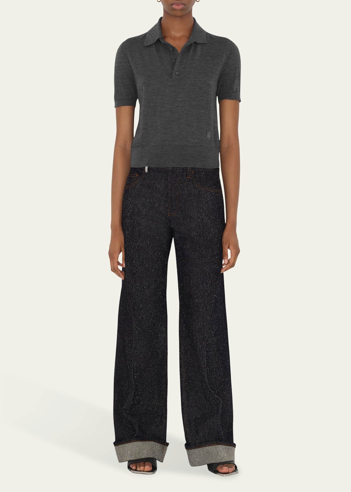 Burberry Polo Wool Top Image 2 of 5