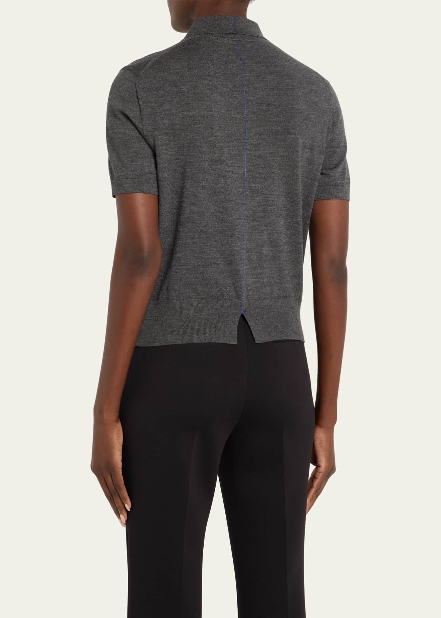 Burberry Polo Wool Top Image 3 of 5