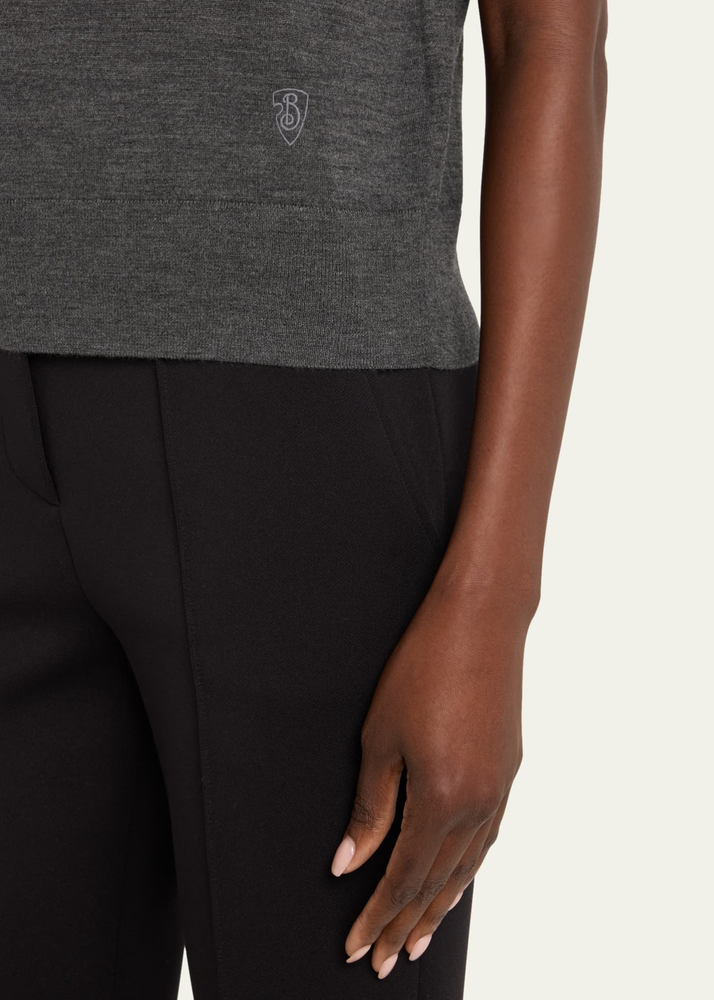 Burberry Polo Wool Top Image 5 of 5