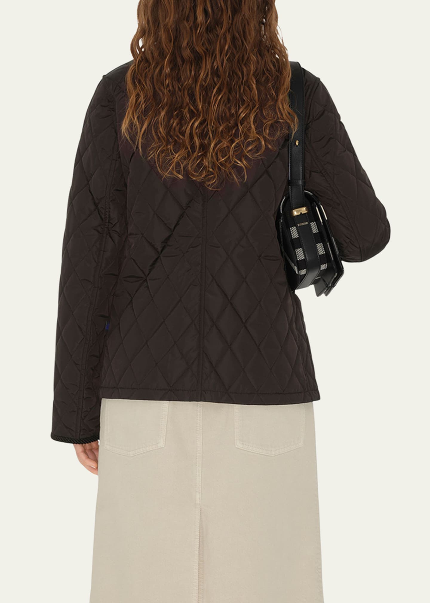 Burberry Quilted Corduroy Collar Jacket Image 3 of 4