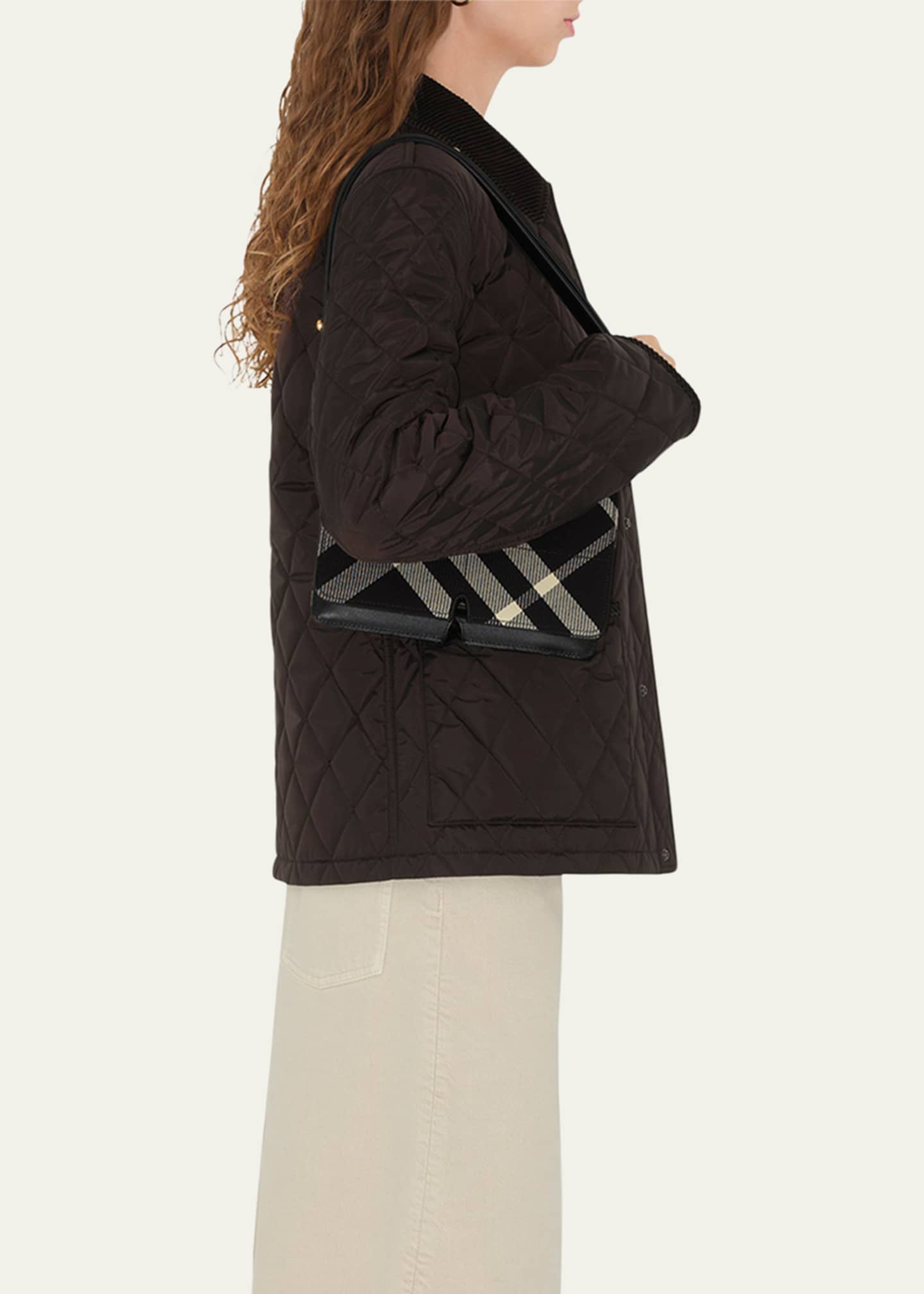 Burberry Quilted Corduroy Collar Jacket Image 4 of 4