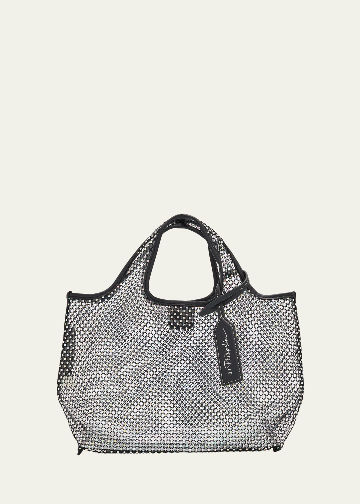 3.1 Phillip Lim Mini Mesh Crystal Market Tote Bag Image 1 of 6