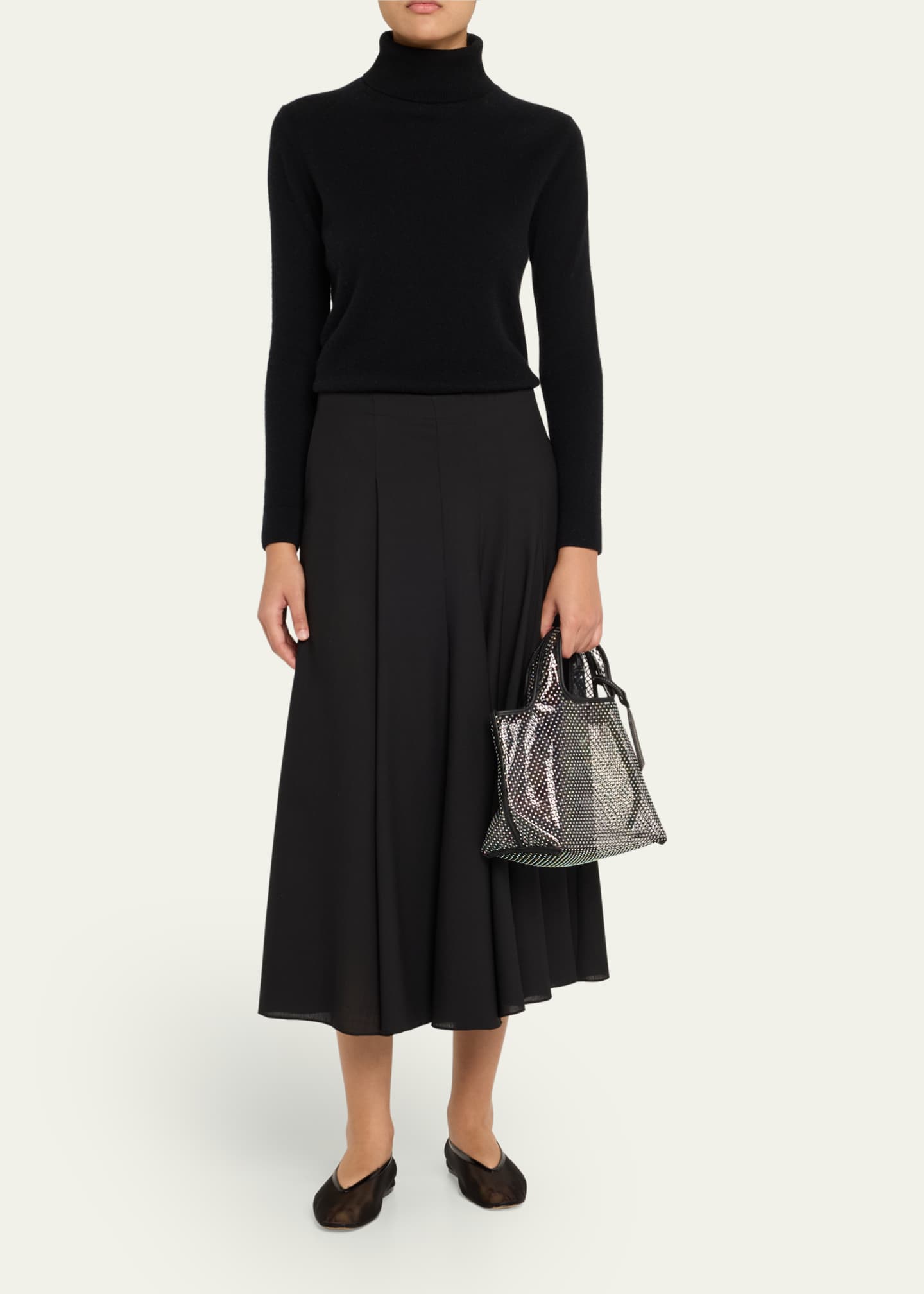 3.1 Phillip Lim Mini Mesh Crystal Market Tote Bag Image 5 of 6
