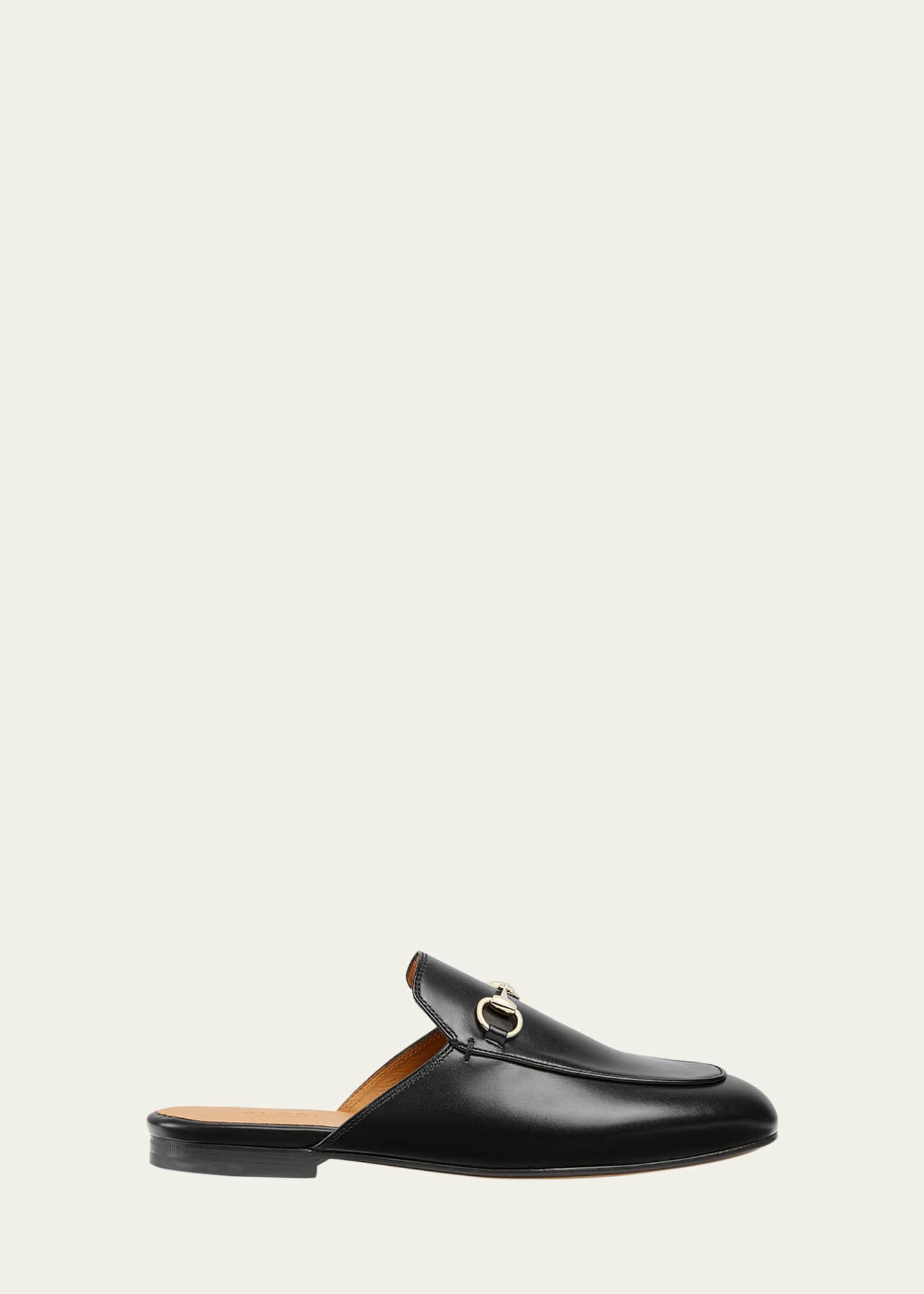 Gucci Princetown Leather Mules - Bergdorf Goodman
