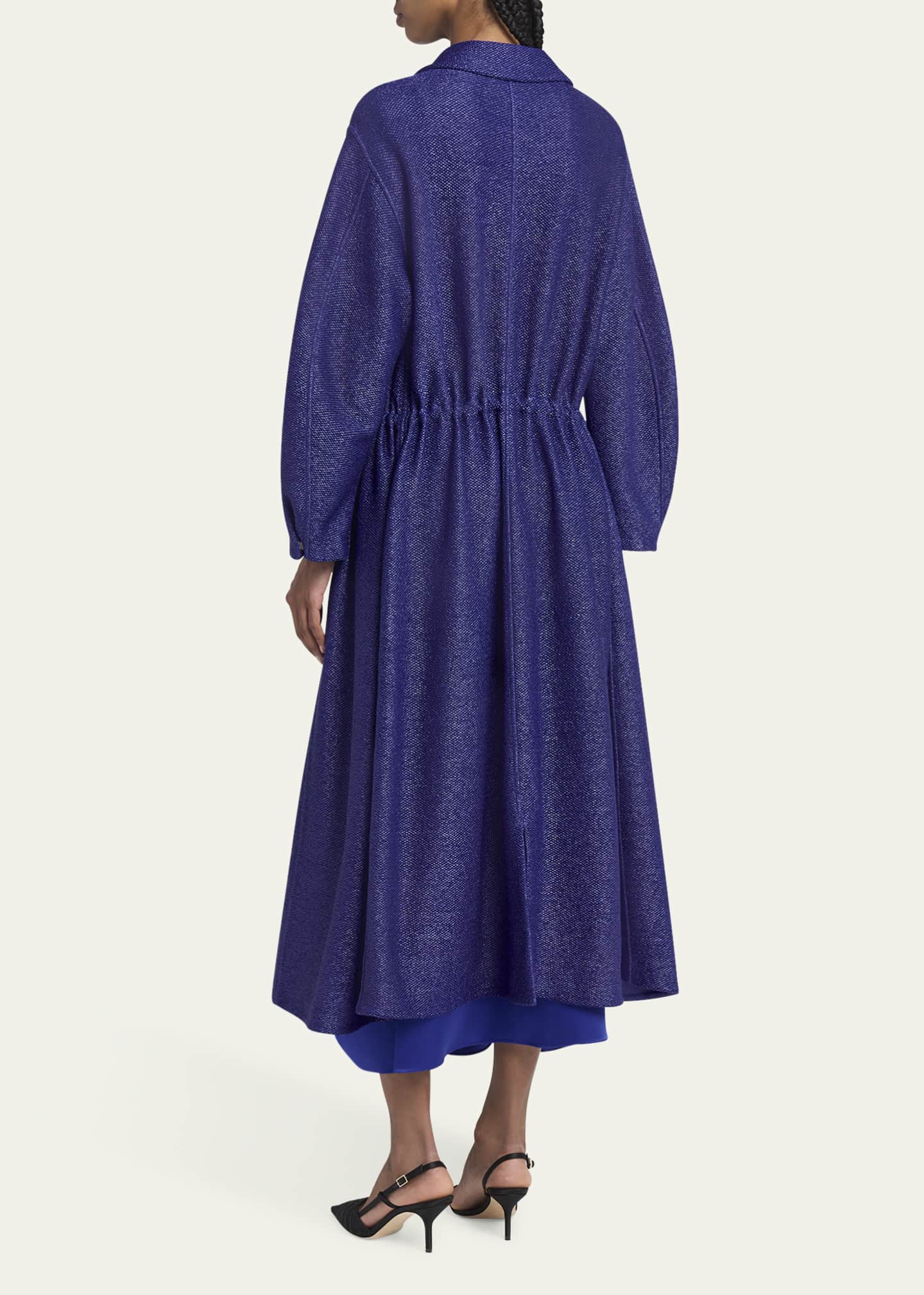Giorgio Armani Drawstring Maxi Coat Image 3 of 5