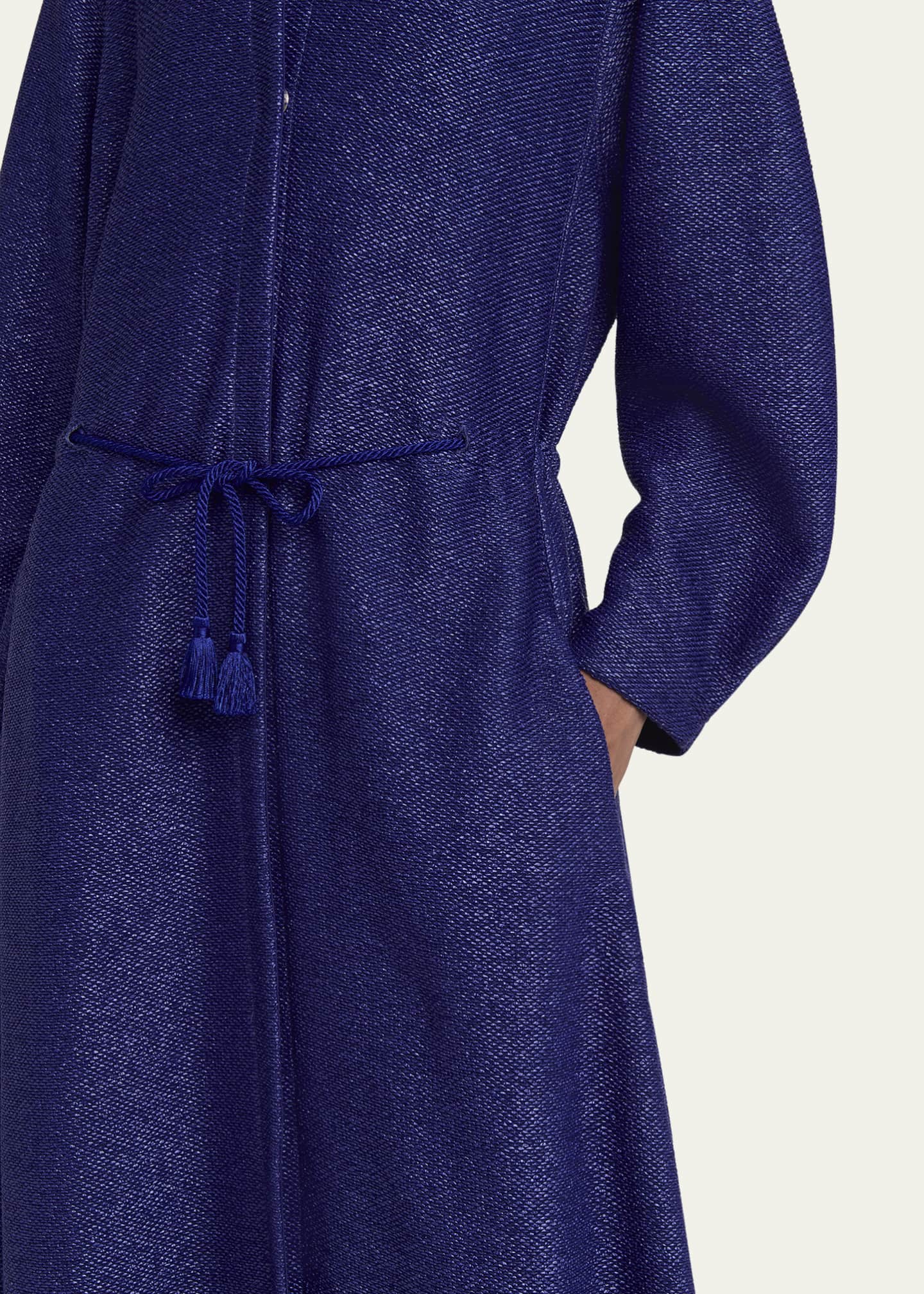 Giorgio Armani Drawstring Maxi Coat Image 5 of 5