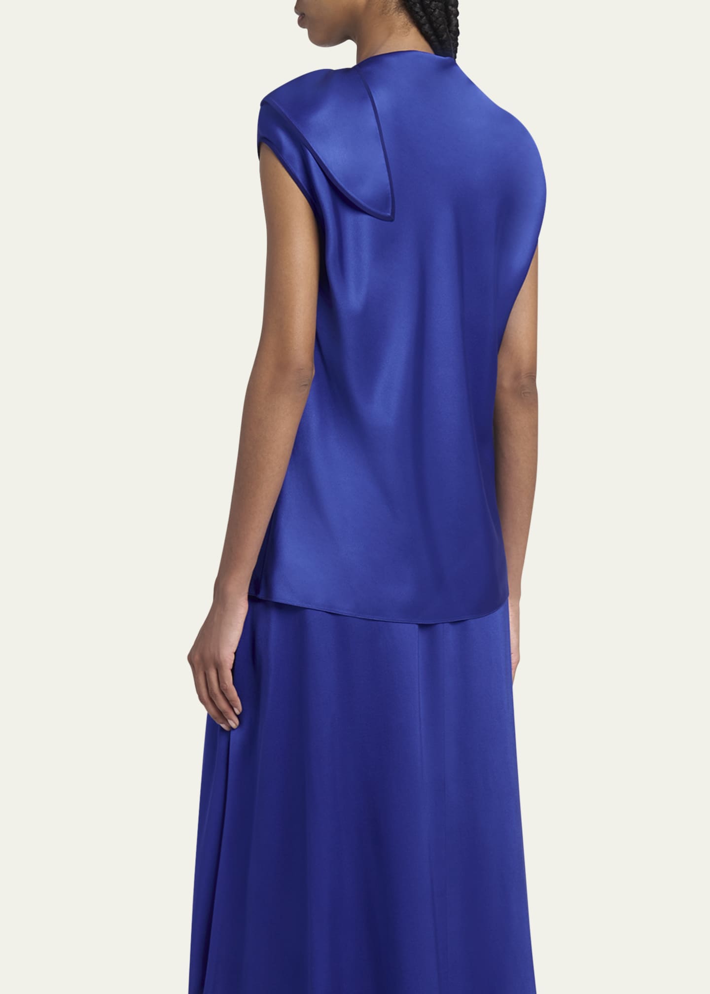 Giorgio Armani Double Silk Satin Blouse Image 3 of 5