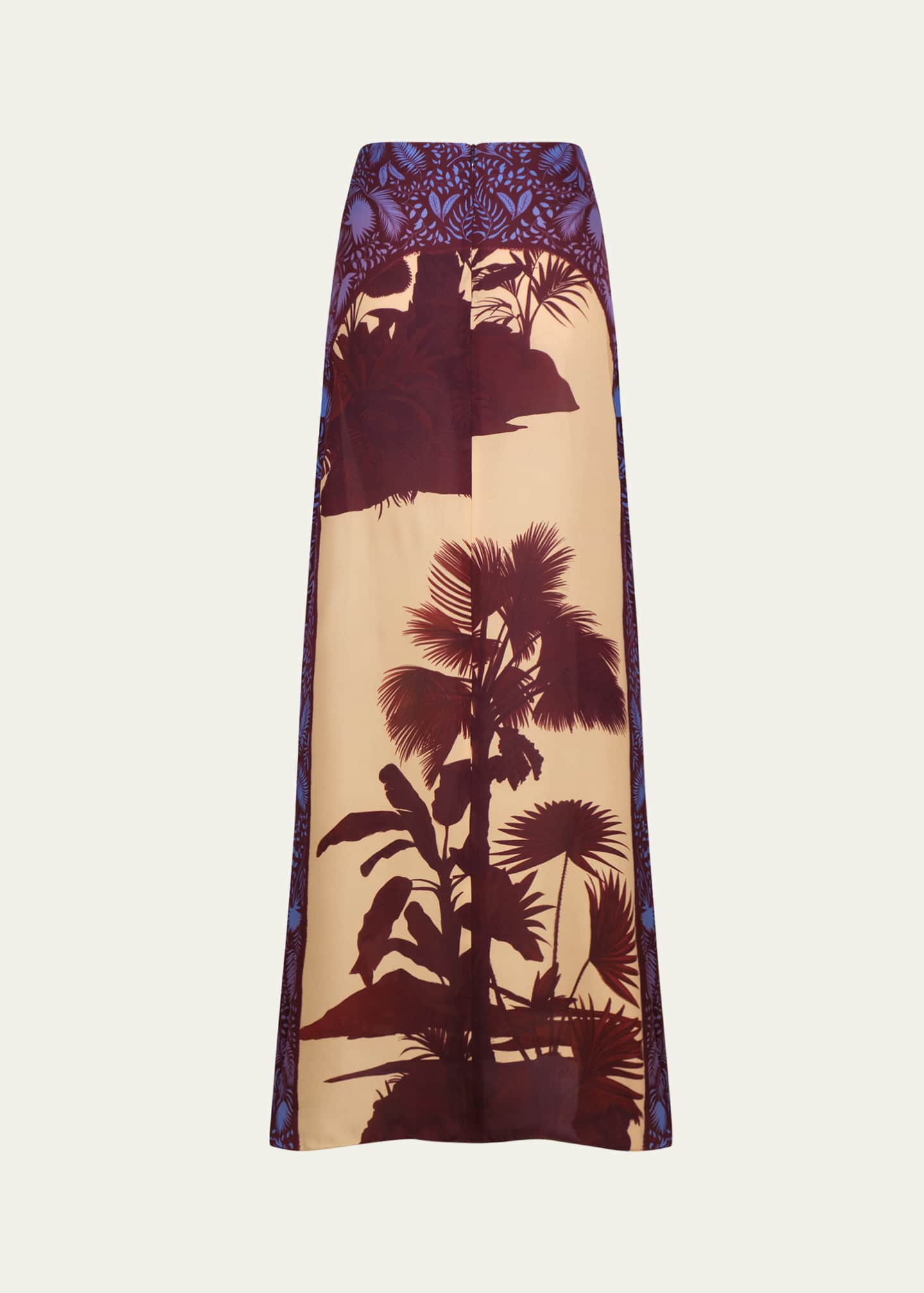 Johanna Ortiz Nuevos Territorios Printed Silk Maxi Skirt Image 2 of 2