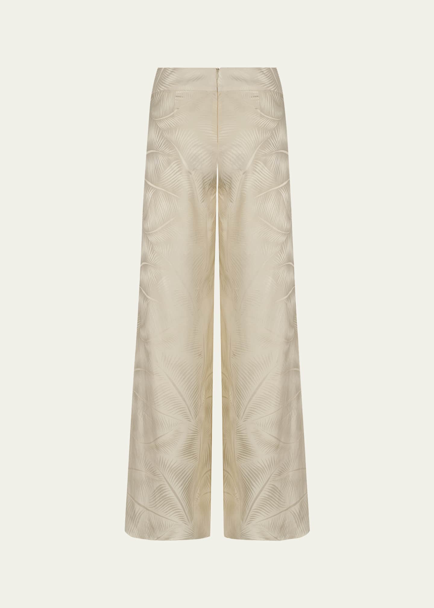 Johanna Ortiz Laidback Energy Wide Leg Jacquard Pants Image 2 of 2