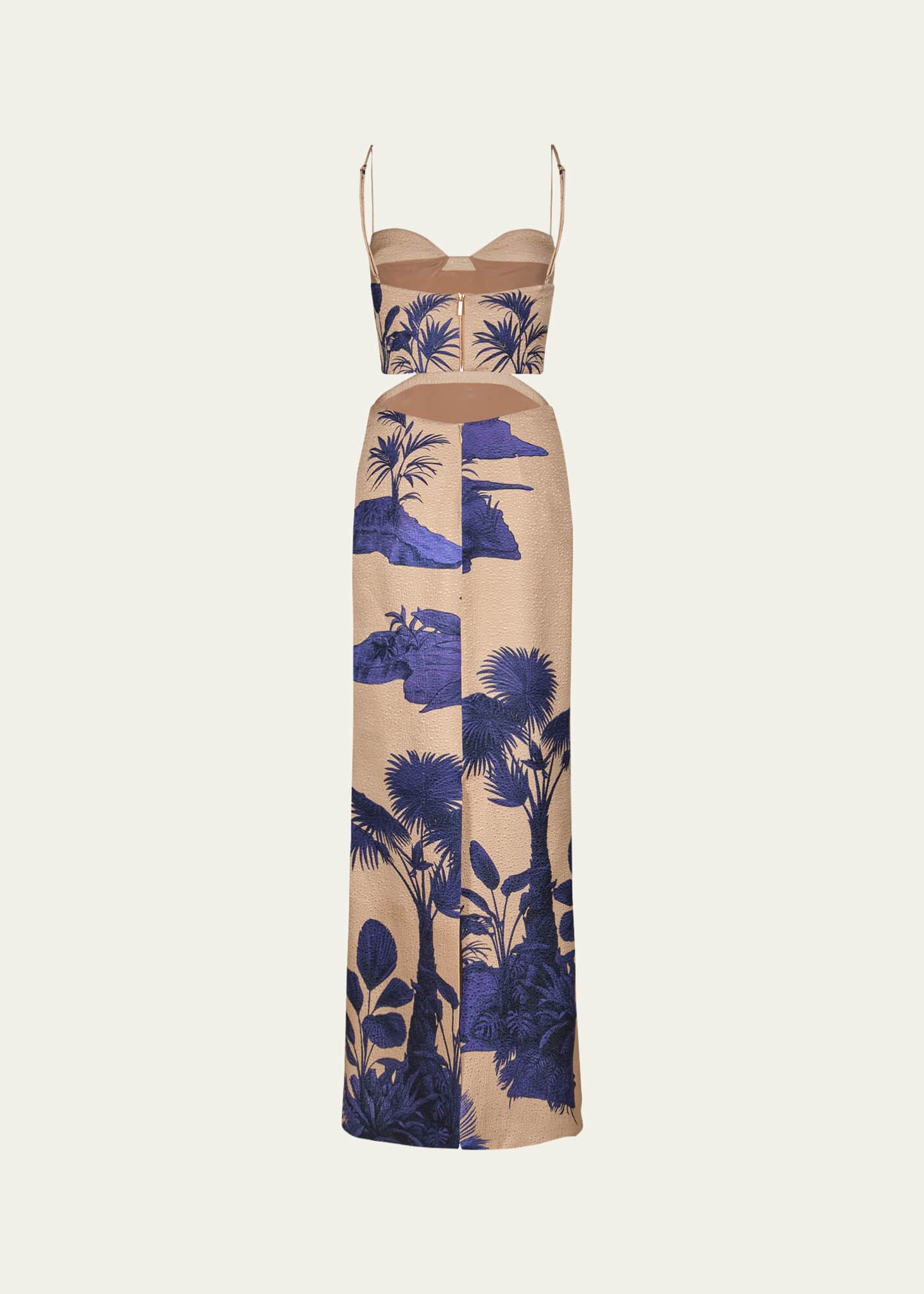 Johanna Ortiz Ocean Of Secrets Cutout Wool Maxi Dress Image 2 of 2