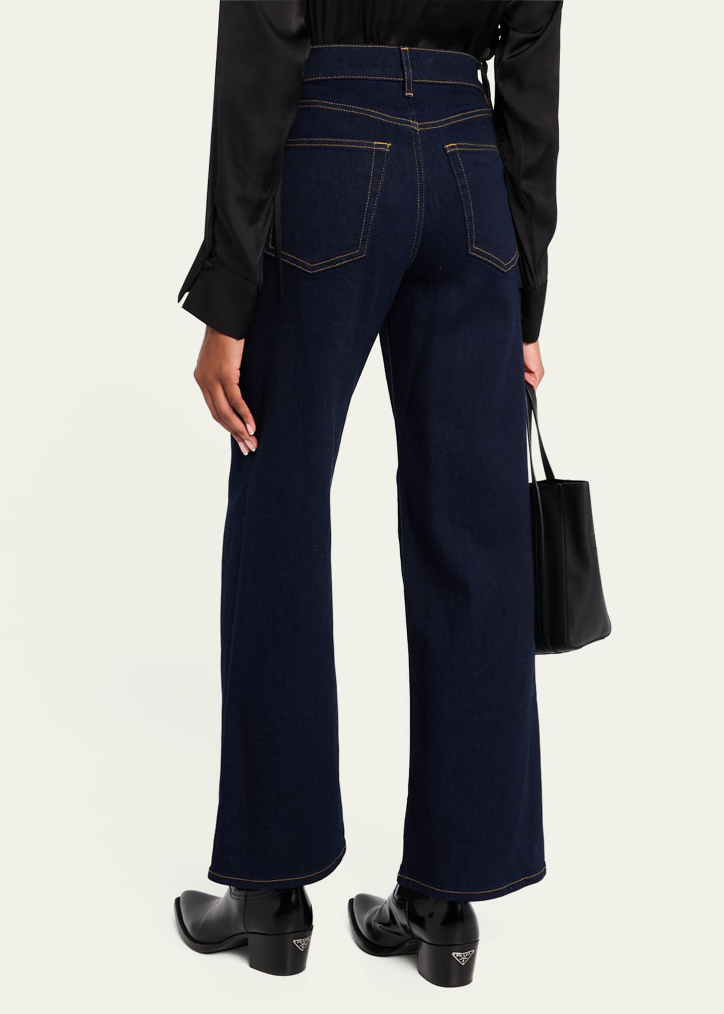FRAME Le Slim Palazzo Jeans Image 3 of 5