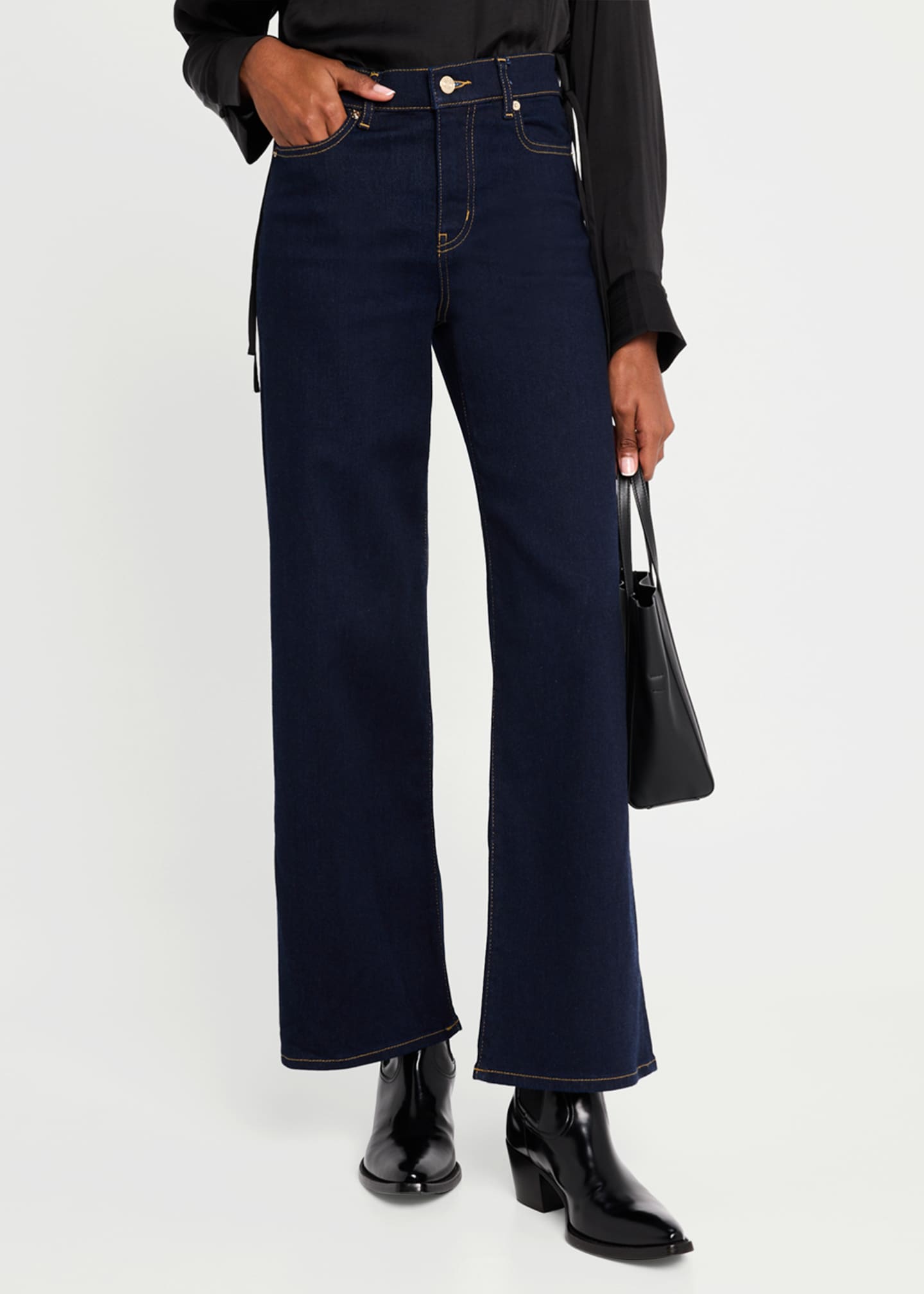 FRAME Le Slim Palazzo Jeans Image 4 of 5