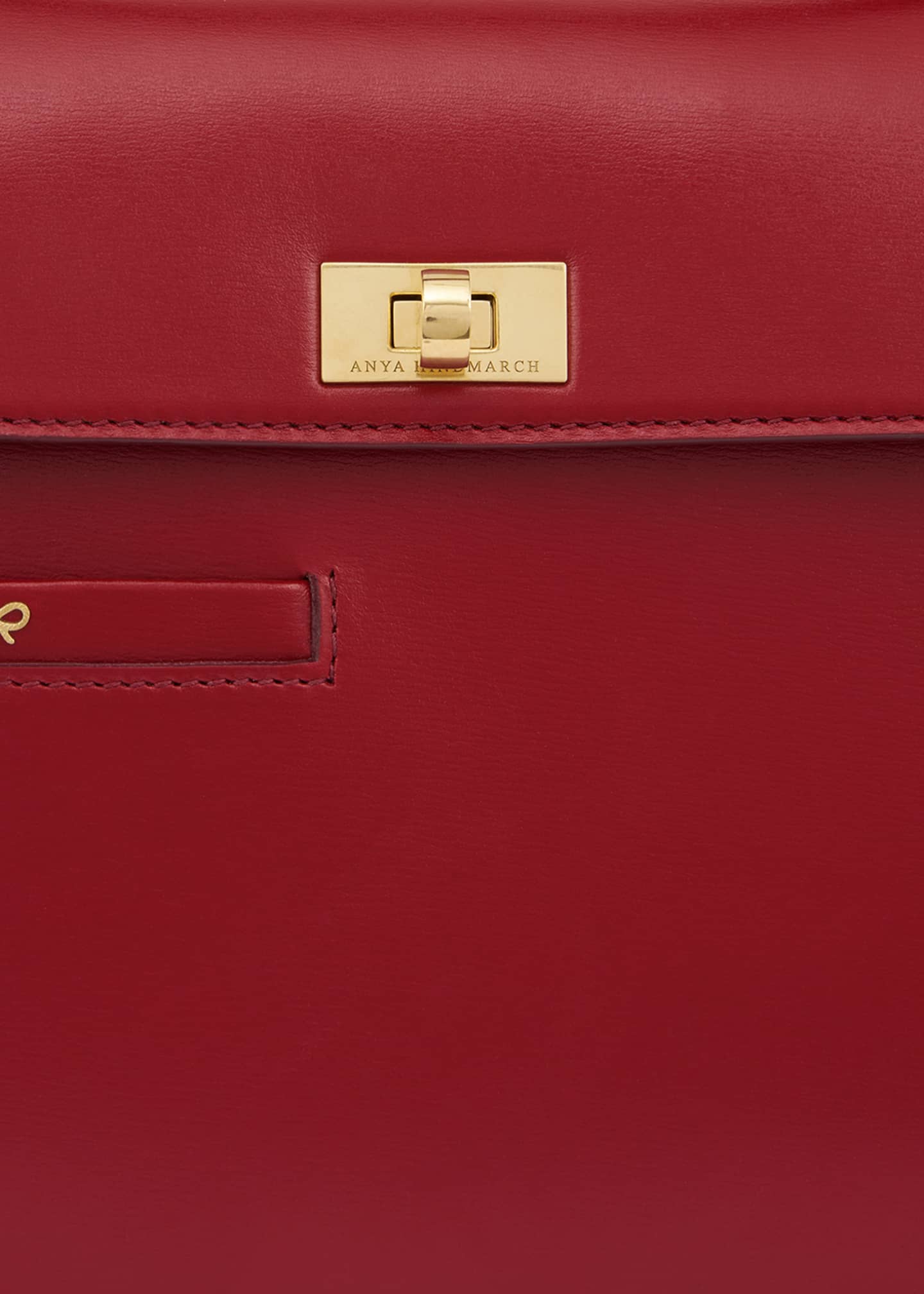 Anya Hindmarch Mortimer Shiny Leather Top-Handle Bag - Bergdorf