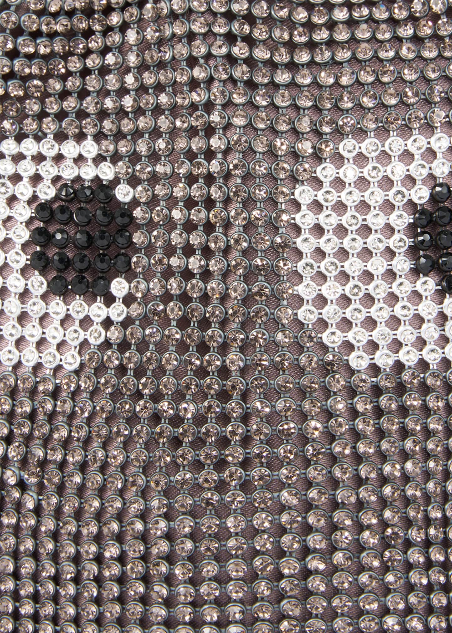 Anya Hindmarch Eyes Mesh Crystal Pouch Bag - Bergdorf Goodman