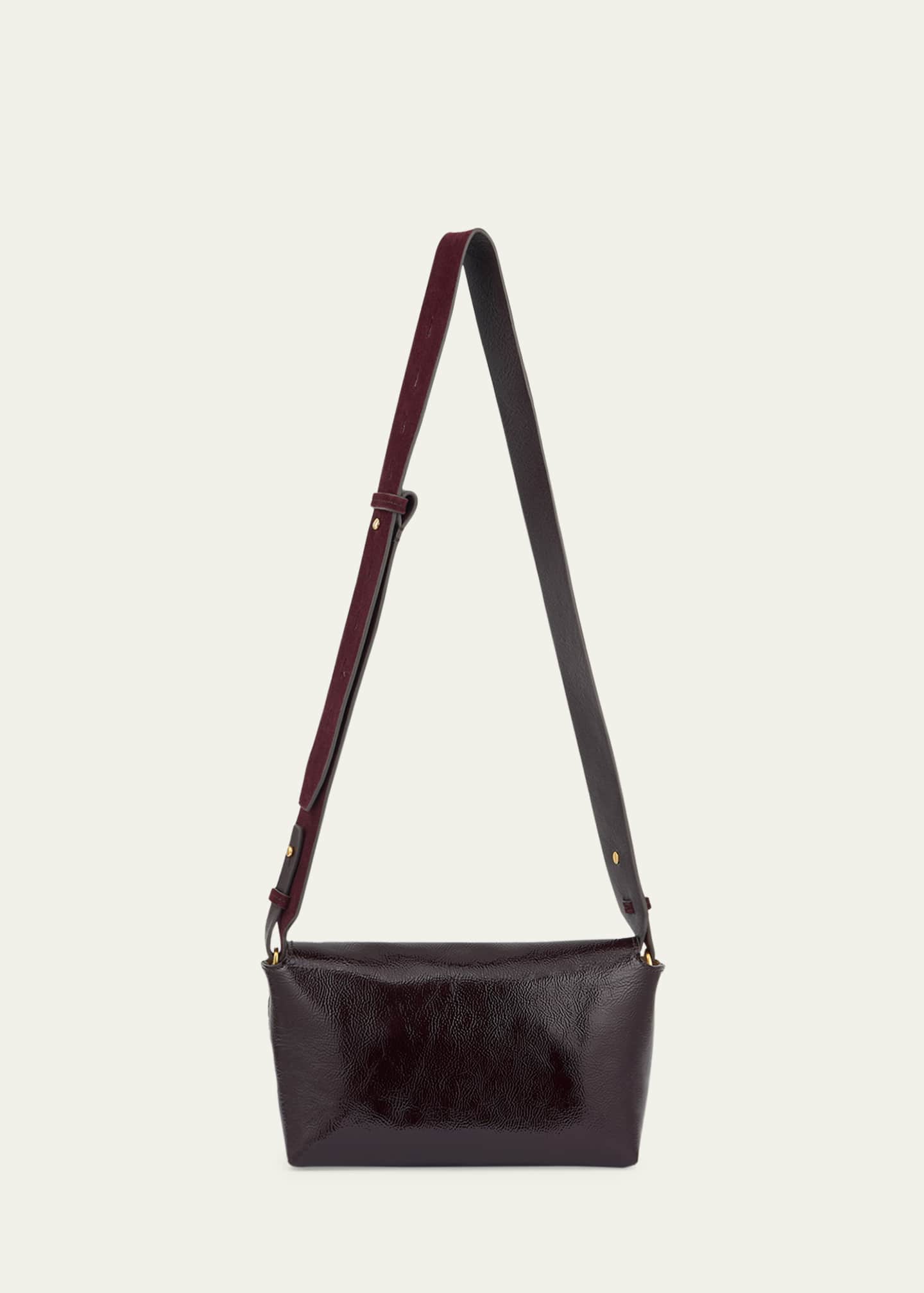Anya Hindmarch Mortimer Flap Patent Leather Crossbody Bag Image 2 of 4