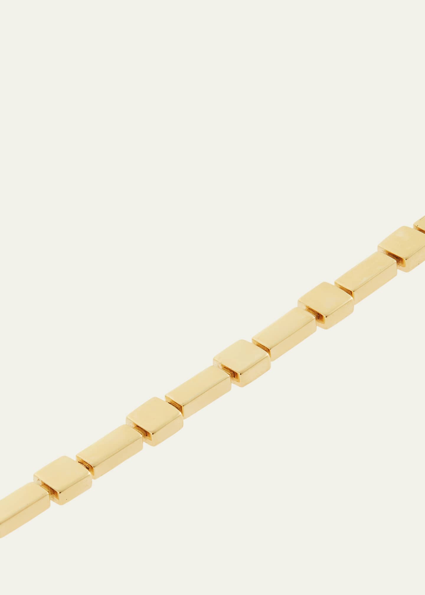 ILEANA MAKRI 18K Yellow Gold Stepping Tiles Bracelet with Diamonds Image 3 of 3