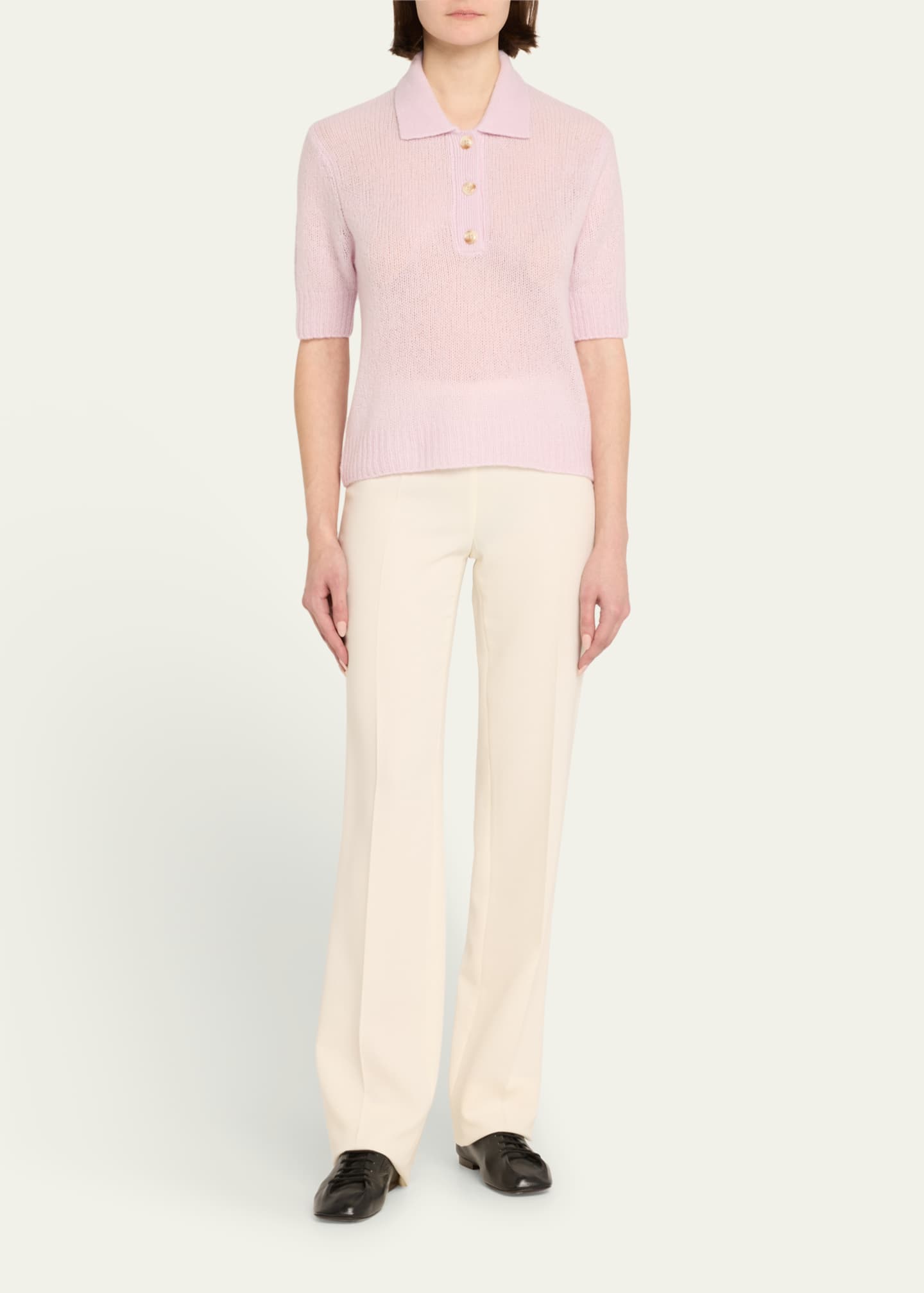 Masy Cashmere Polo Sweater