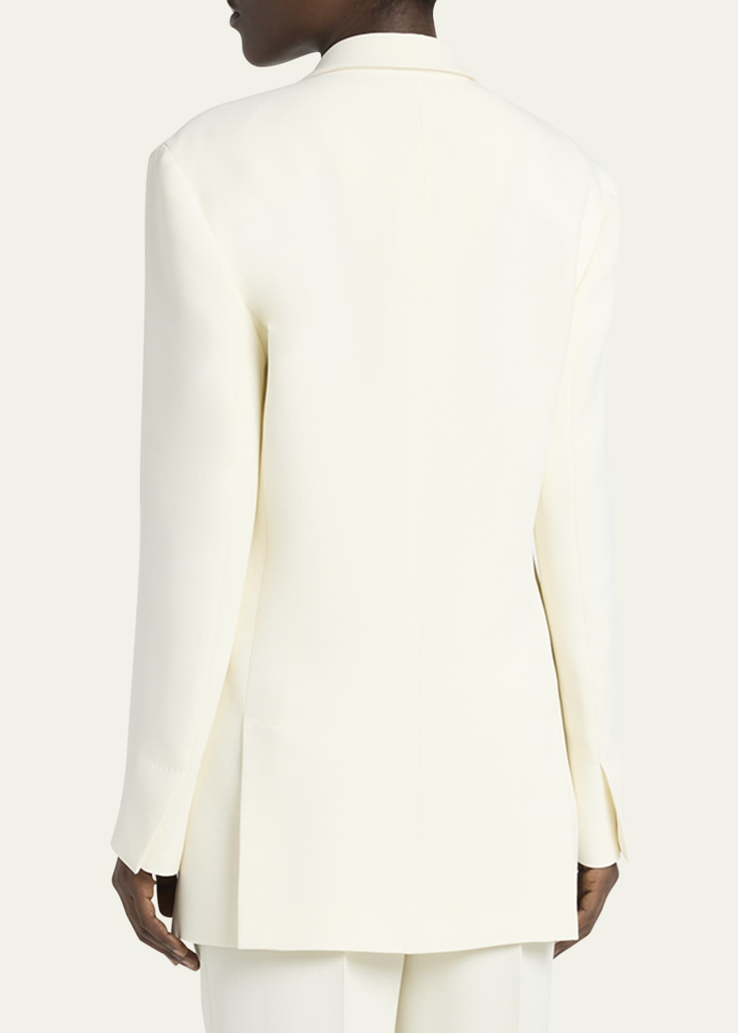 Giorgio Armani Cady Glitter Tuxedo Jacket Image 3 of 5