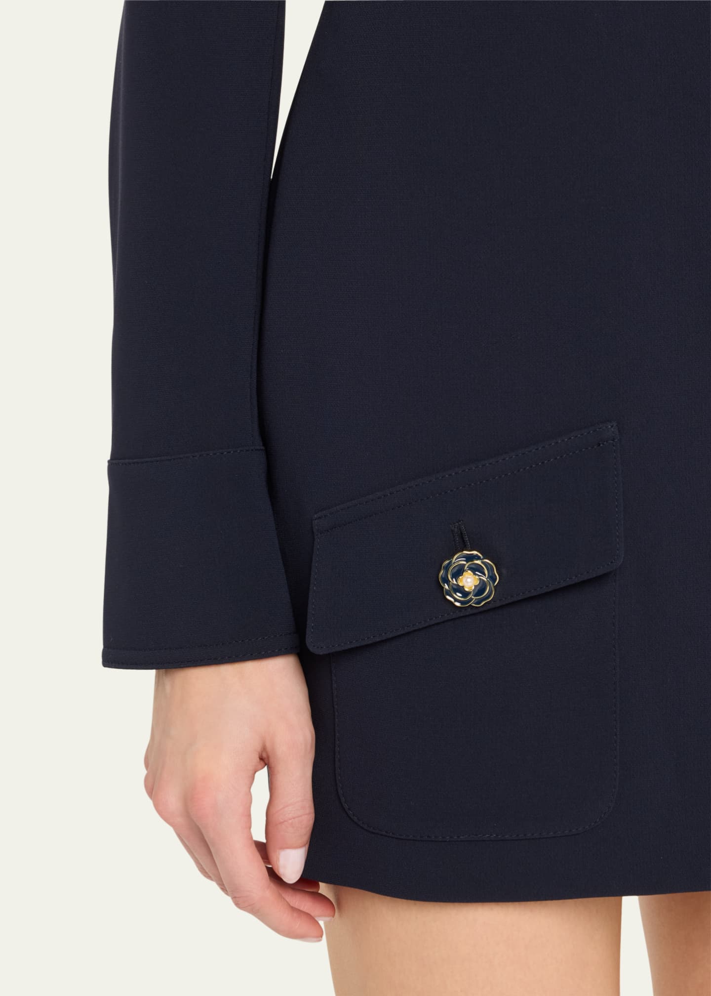 Cinq a Sept Ida Turtleneck Mini Dress Image 5 of 5