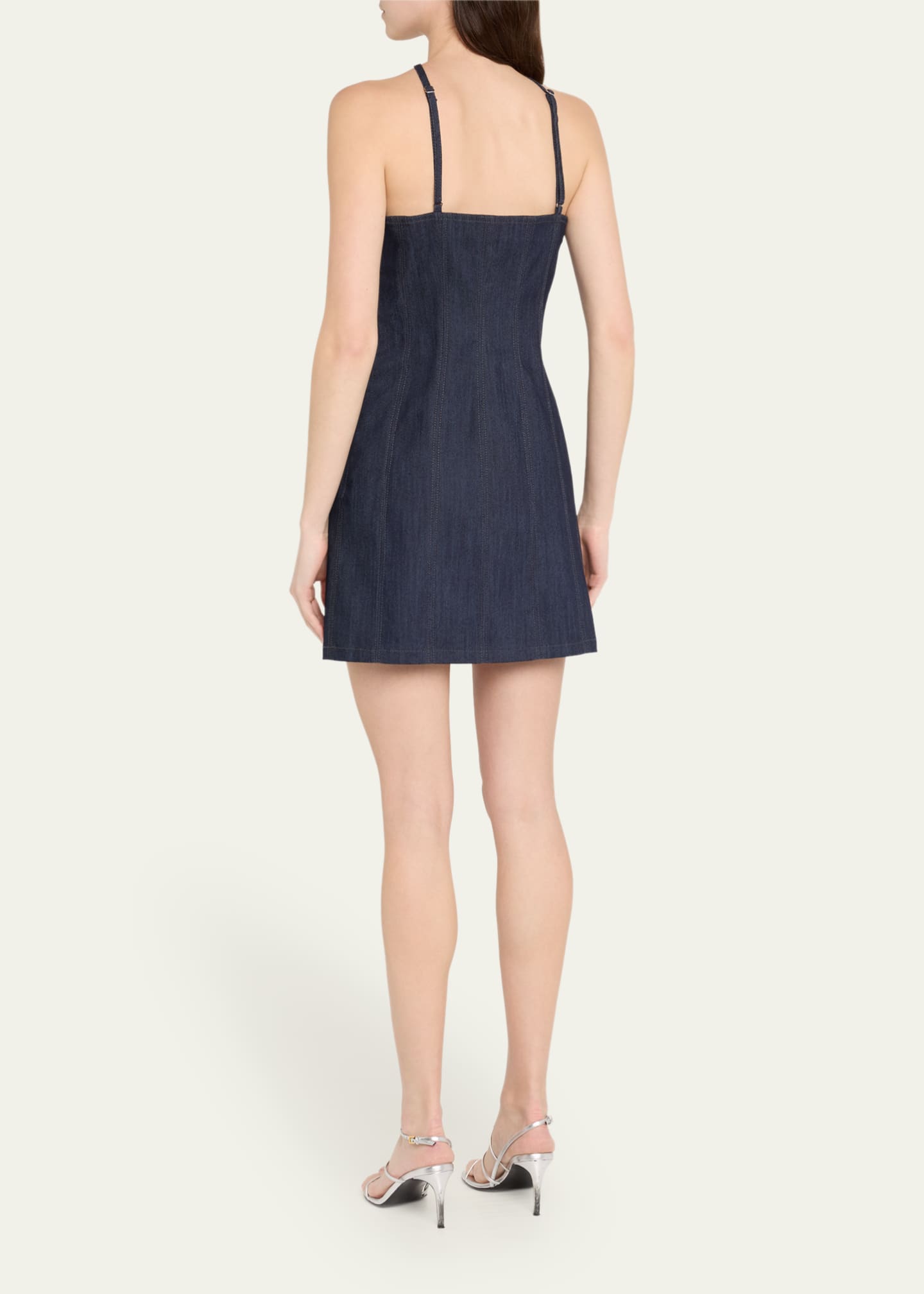 Cinq a Sept Odetta Denim Mini Dress Image 3 of 5