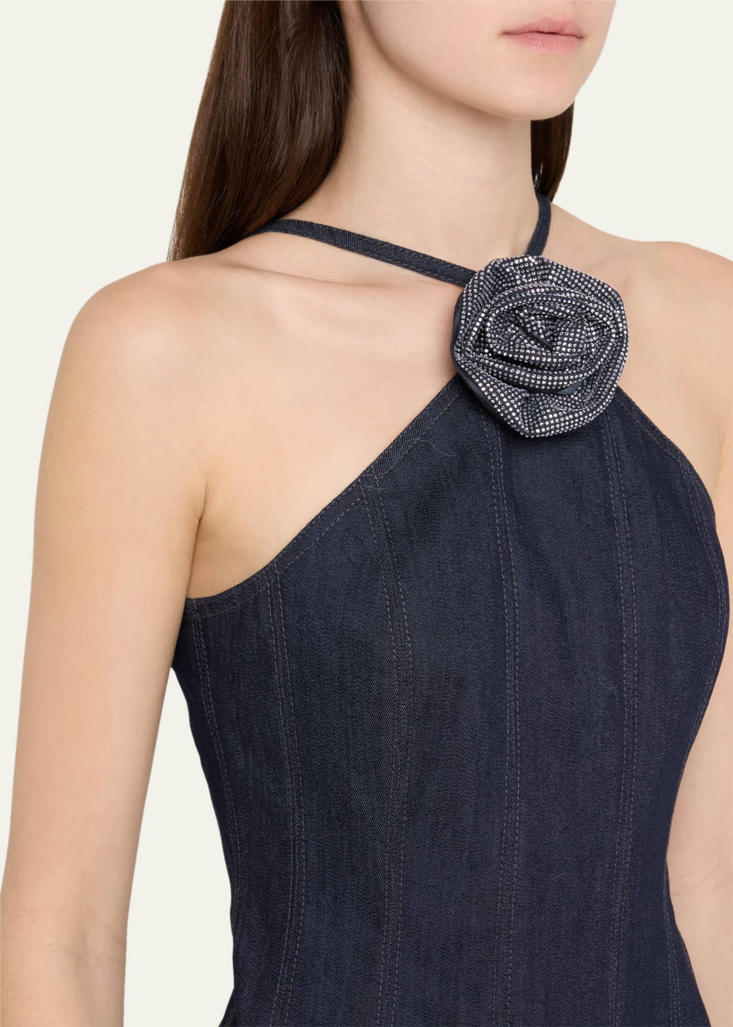 Cinq a Sept Odetta Denim Mini Dress Image 5 of 5