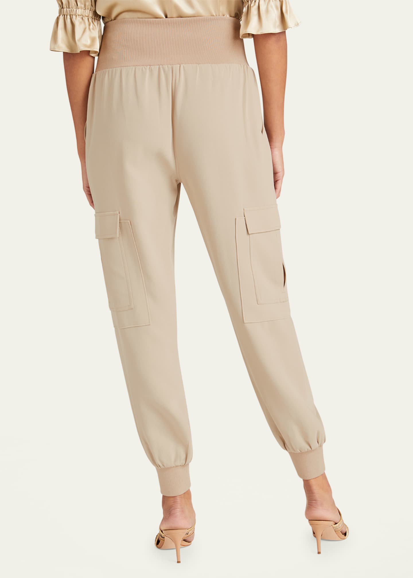 Cinq a Sept Giles Crepe Joggers Image 3 of 4