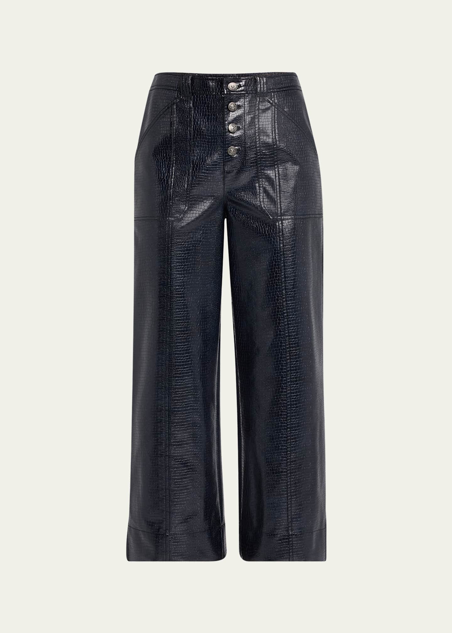 Cinq a Sept Benji Vegan Leather Pants Image 1 of 5