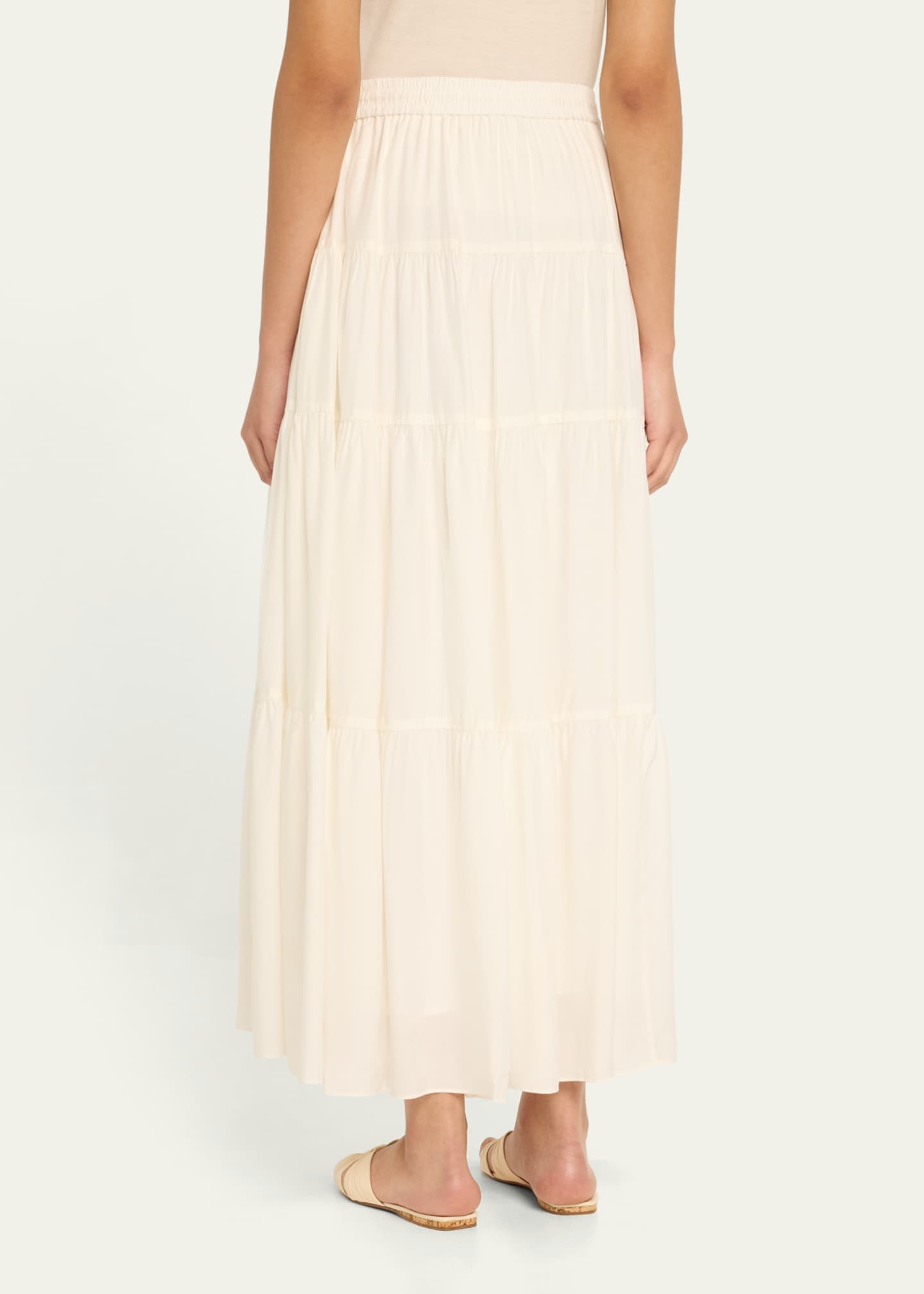 SIMKHAI Lulee Tiered Maxi Skirt - Bergdorf Goodman