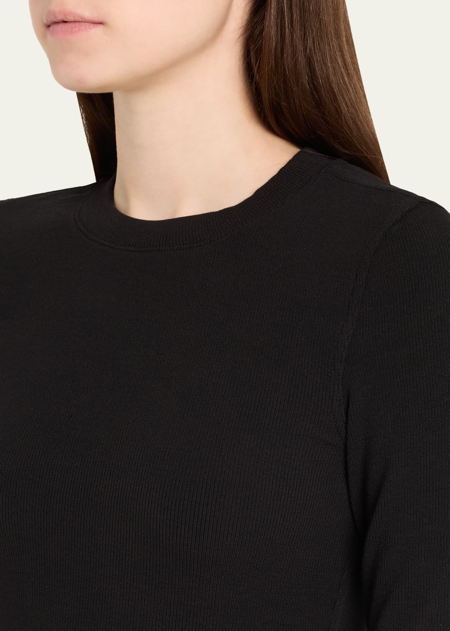 FRAME Ribbed Crewneck Tee Image 5 of 5
