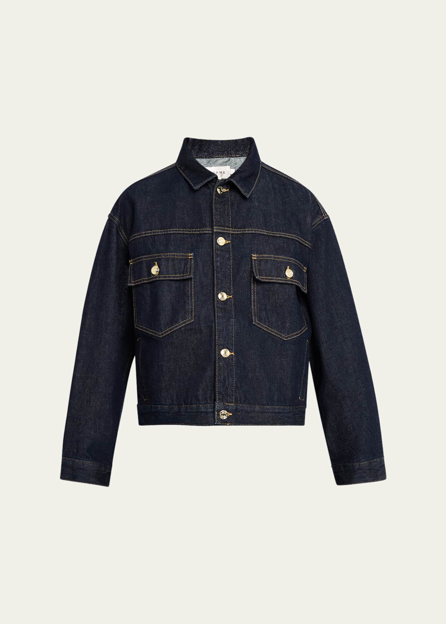 FRAME The Boxy Denim Jacket - Bergdorf Goodman