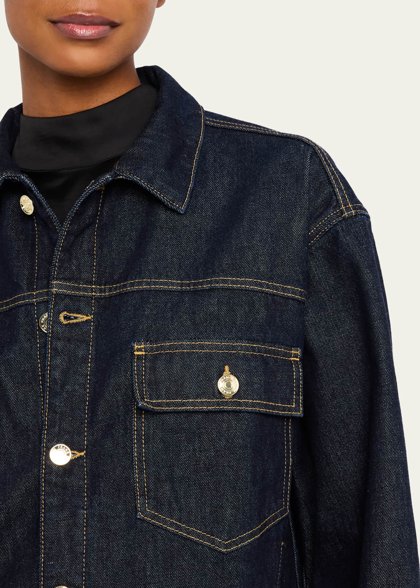 STAMMBAUM 22SS L'Appartement BLACK DENIM JACKET Jacket Denim