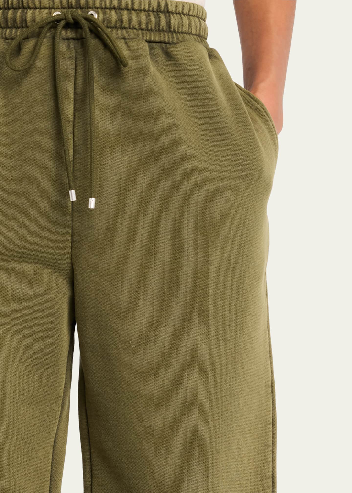 FRAME Drawstring Flare Sweatpants Image 5 of 5