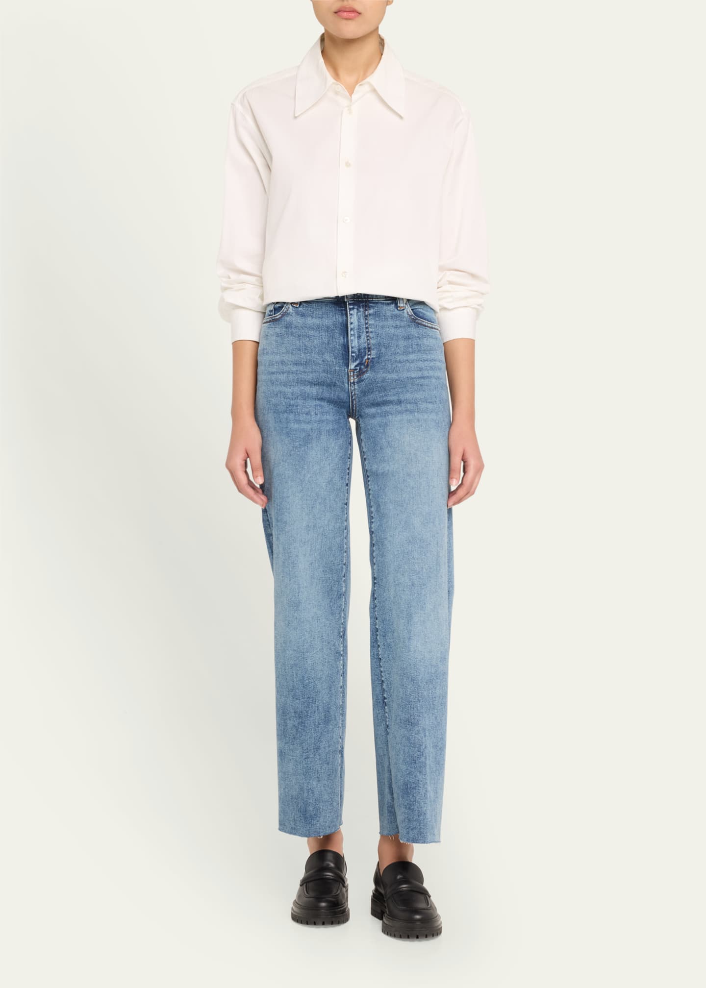 FRAME Le Slim Palazzo Jeans Image 2 of 5