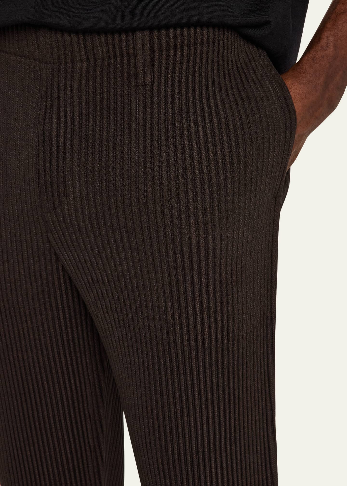 Homme Plisse Issey Miyake Men's Kersey Pleated Pants Image 5 of 5