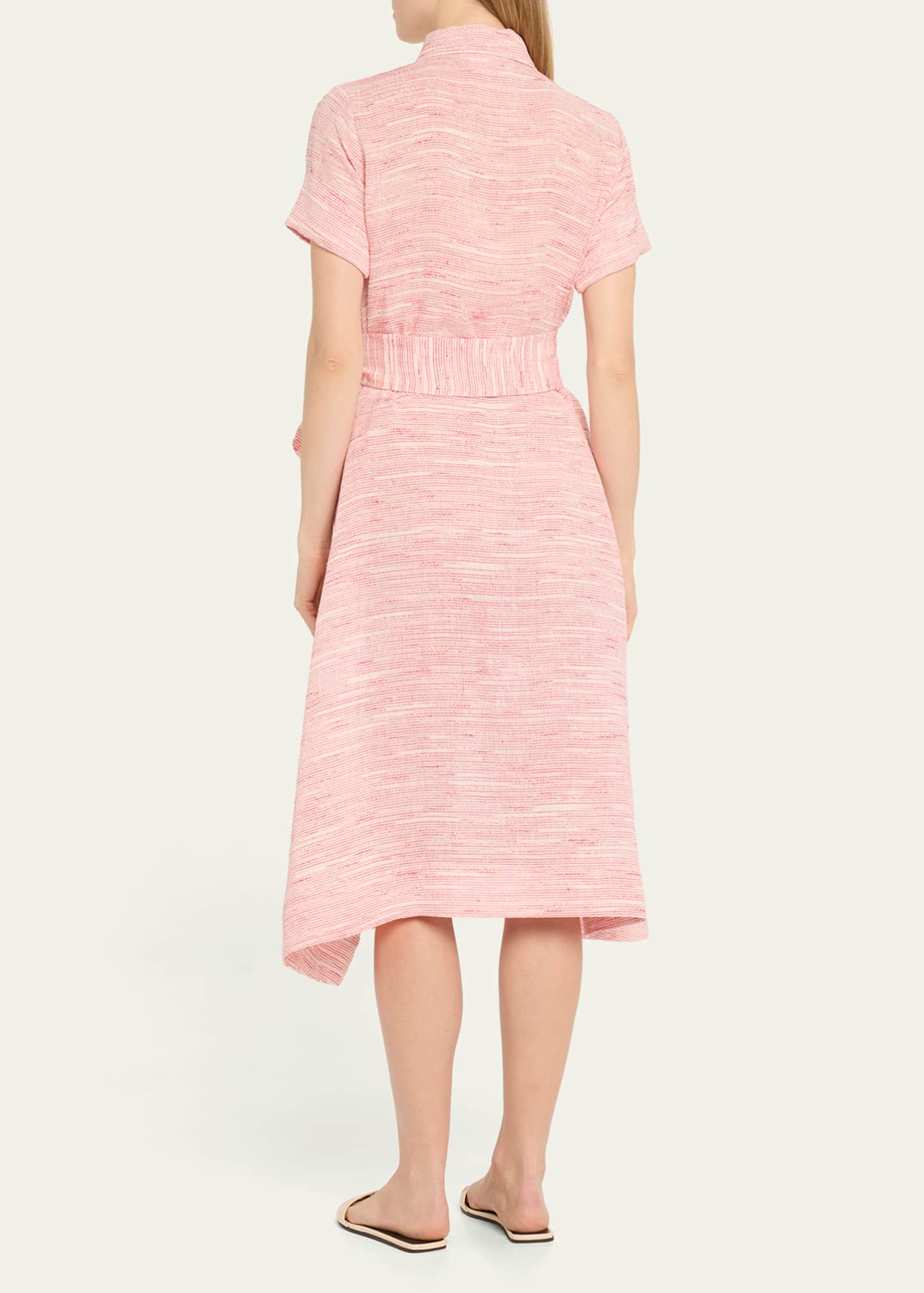Lisa Marie Fernandez Striped Gauze Shirtdress Image 3 of 5