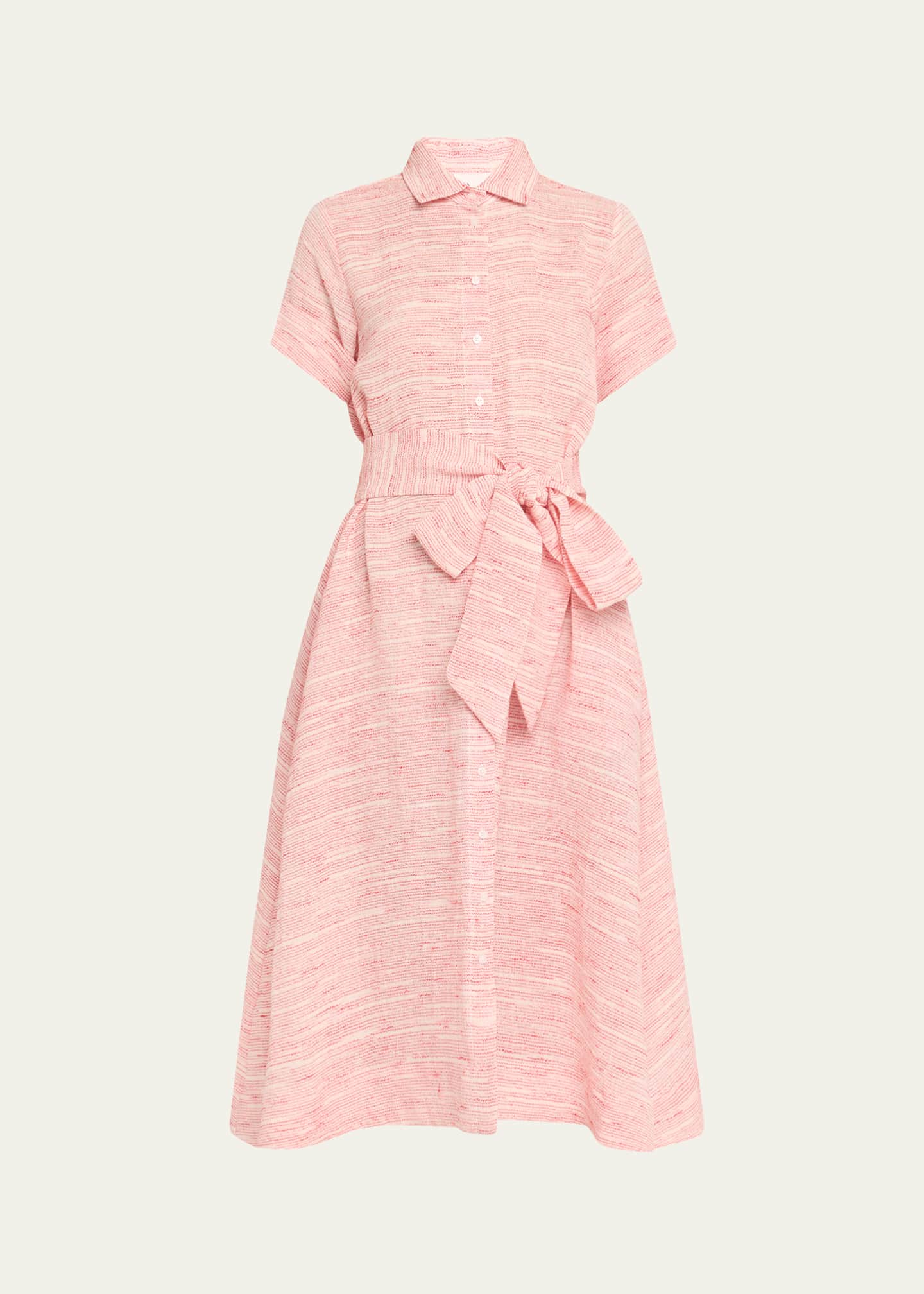 Lisa Marie Fernandez Striped Gauze Shirtdress Image 1 of 5